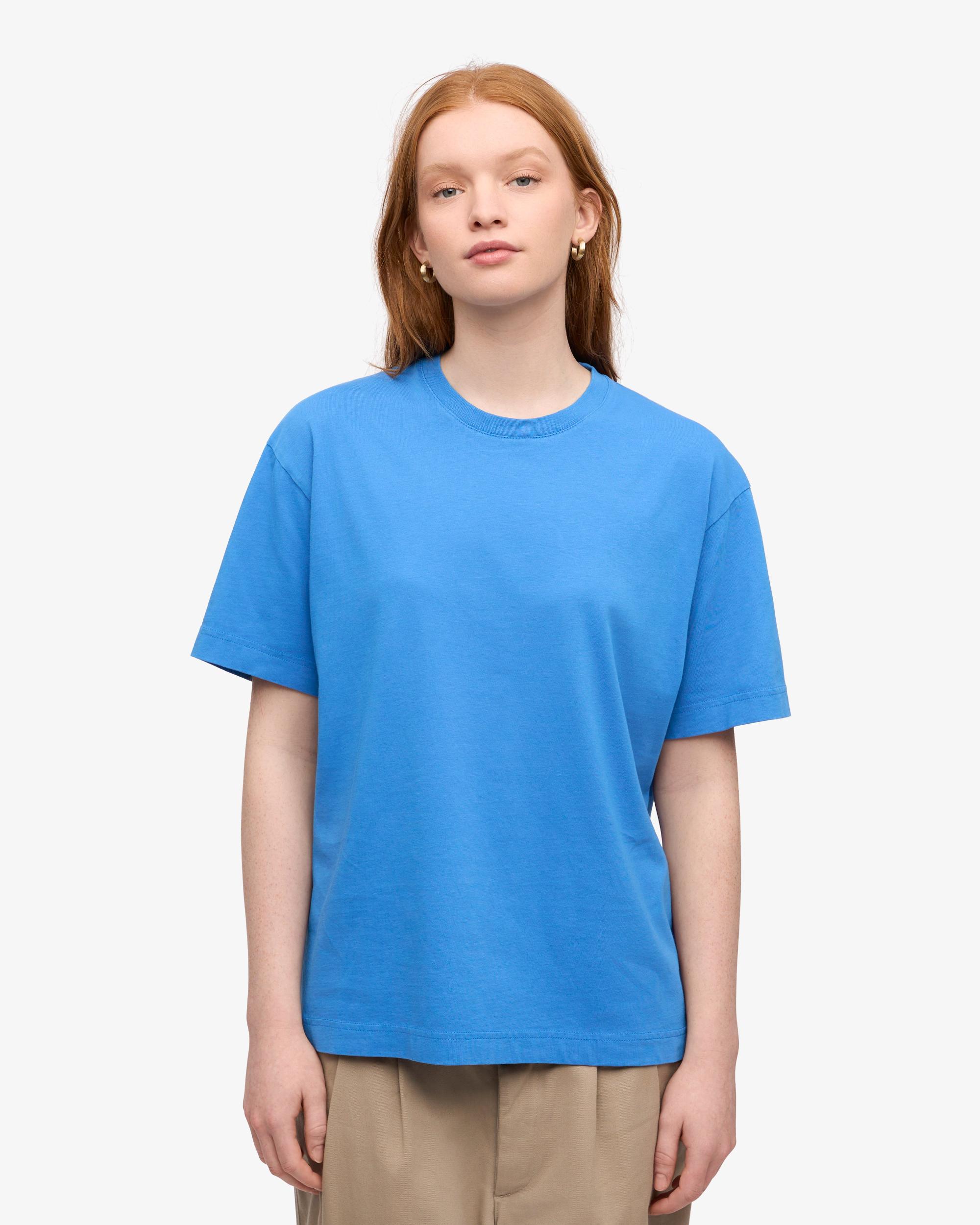 Oversized Organic T-Shirt - Soft Lavender Product Image
