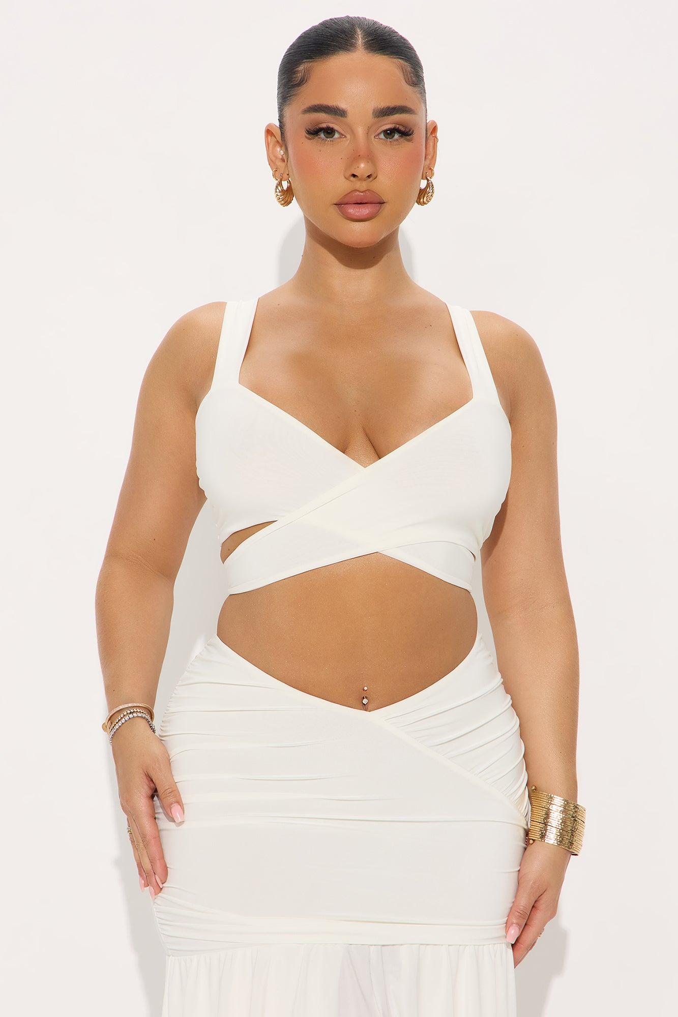 Chelsea Maxi Skirt Set - White Female Product Image