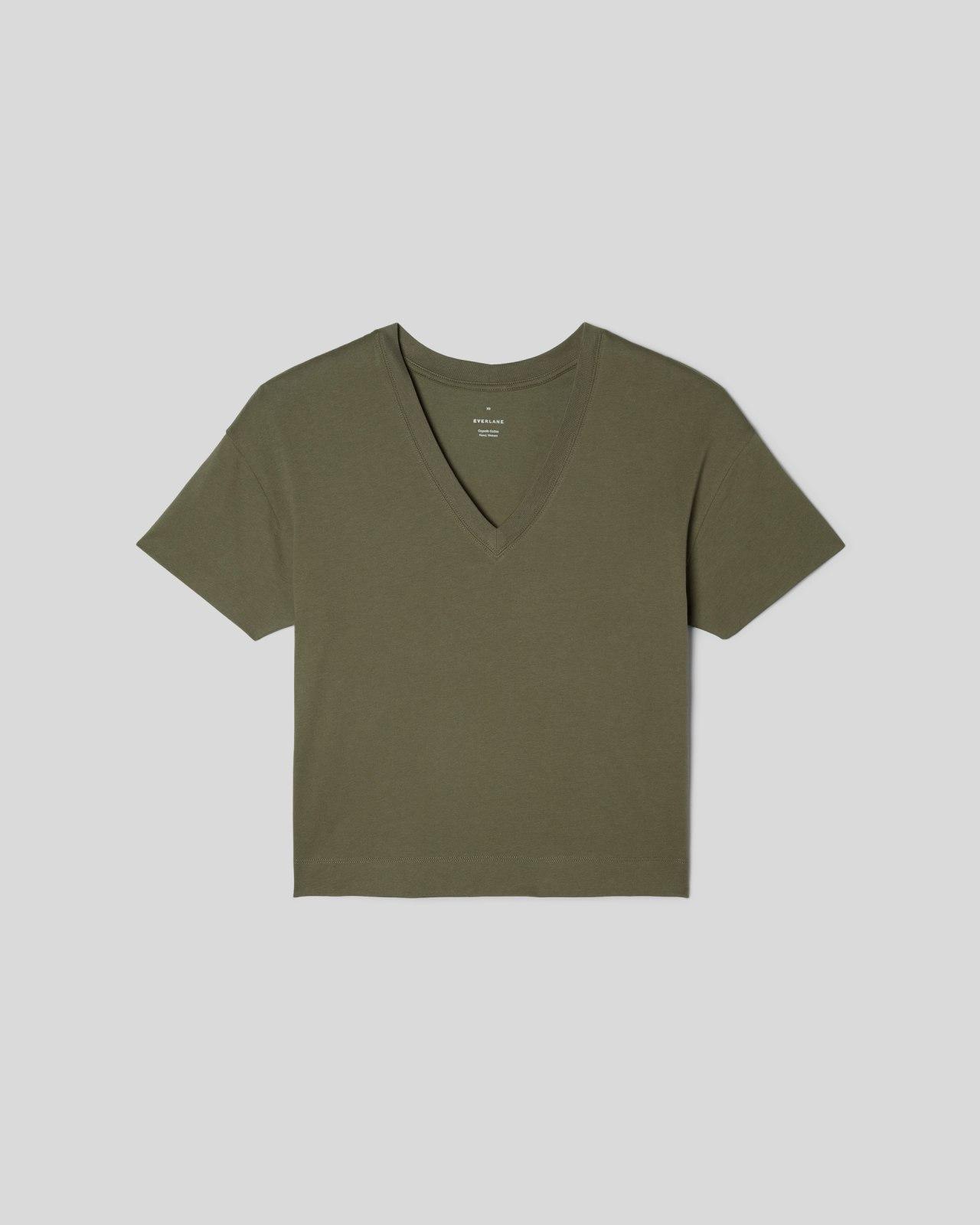 Womens Organic Cotton Slouchy V-Neck T-Shirt by Everlane Product Image