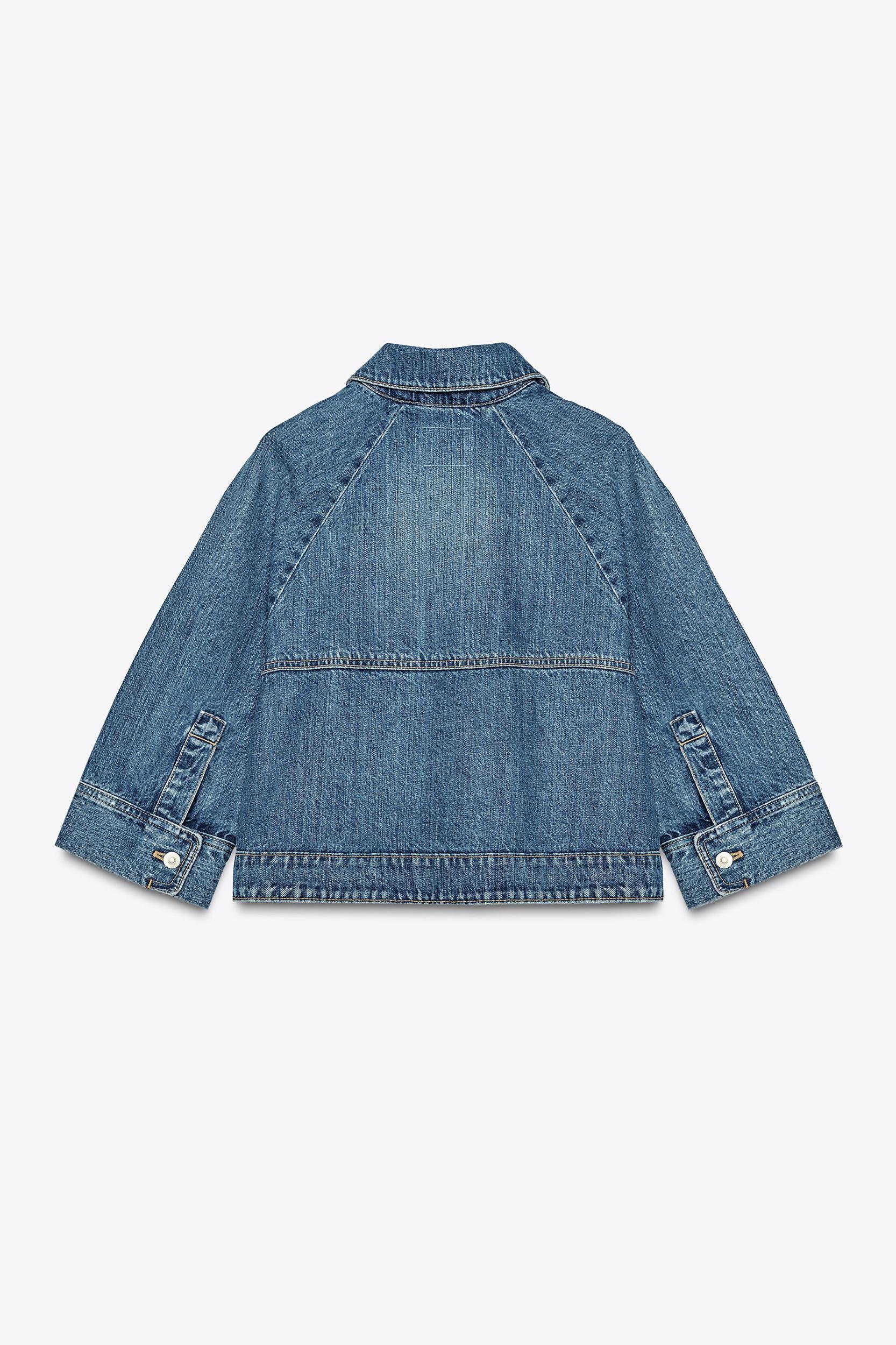 LAYERED DENIM JACKET Product Image
