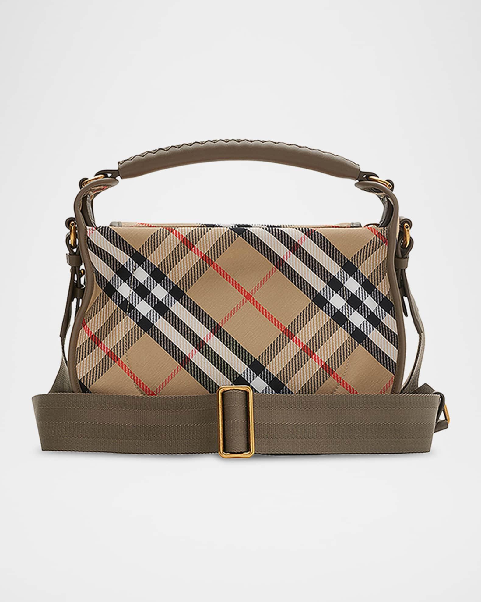 Clip Small Check Canvas Messenger Bag Product Image
