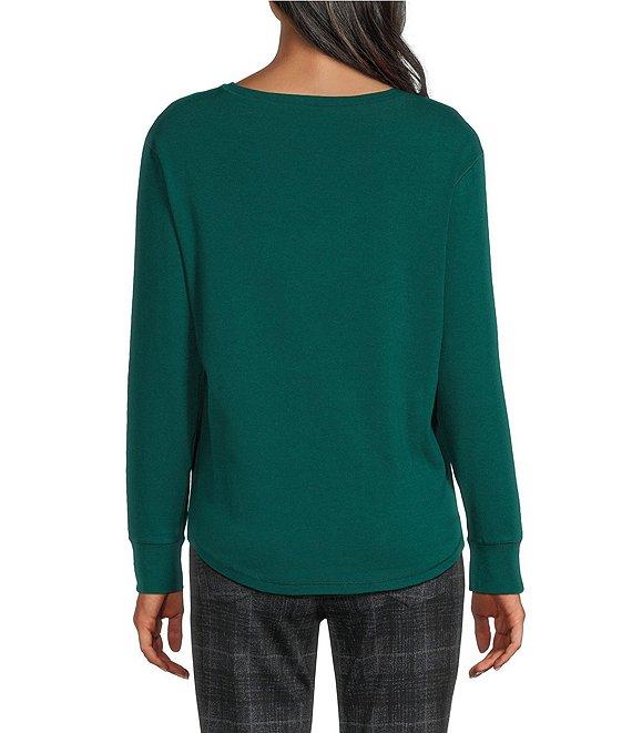 Westbound Long Sleeve Crew Neck Knit Tee Product Image