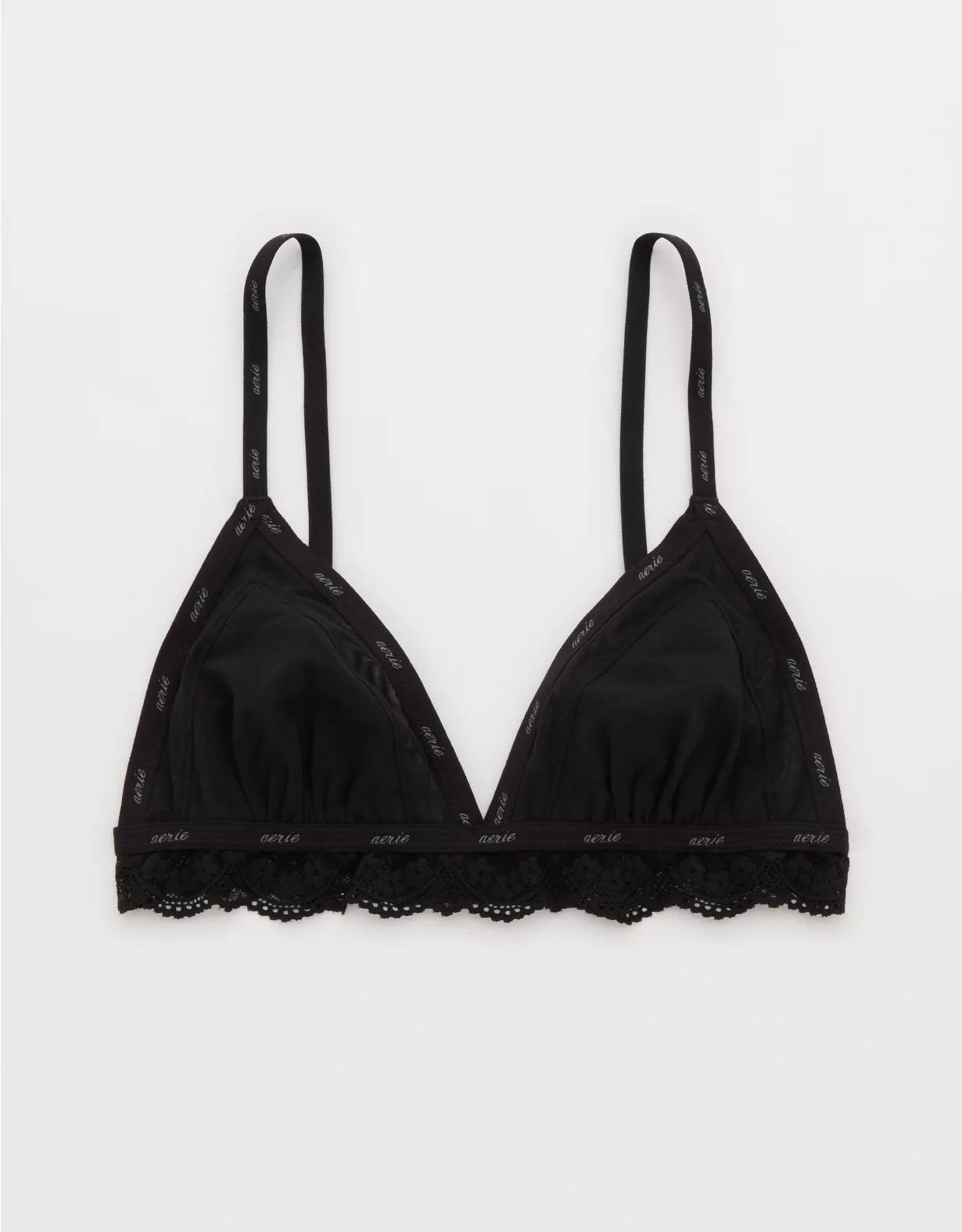 Superchill Cotton Lace Trim Bralette Product Image