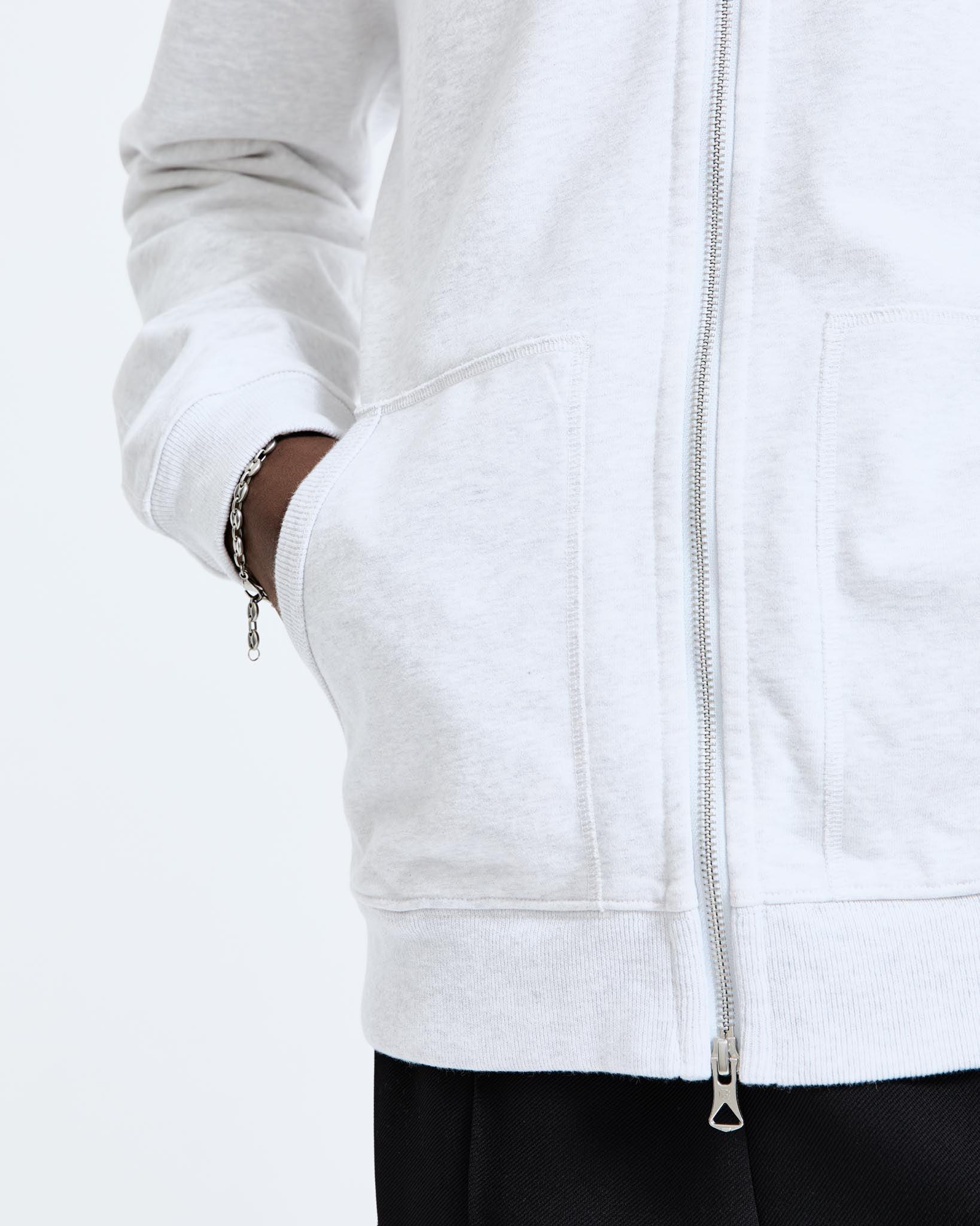 Midweight Terry Classic Full Zip Hoodie - Vault Male Product Image