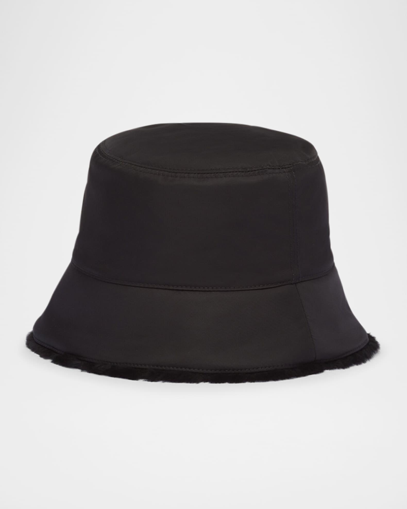 Men's Re-Nylon And Lamb Shearling Bucket Hat Product Image