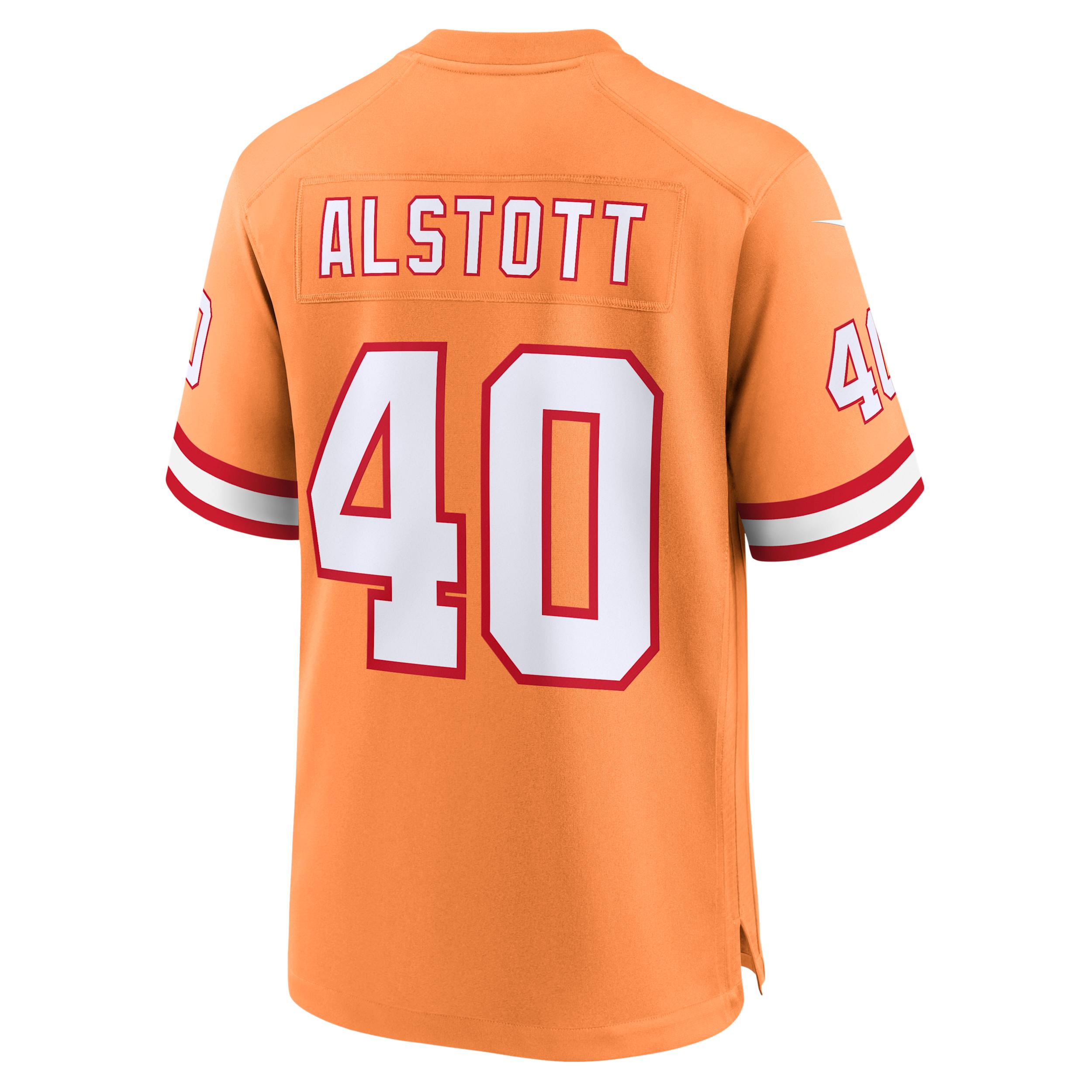 Mike Alstott Tampa Bay Buccaneers 50th Anniversary Nike Mens NFL Game Jersey | 67NM01OSW6R-V21 Product Image