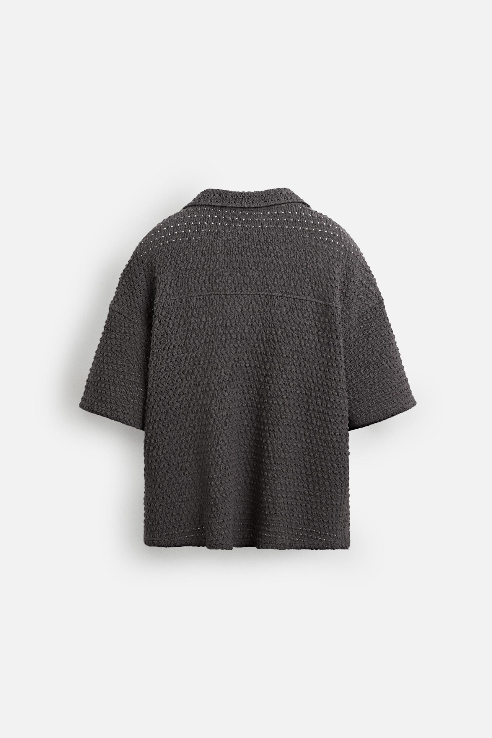 IRREGULAR TEXTURED SHIRT Product Image