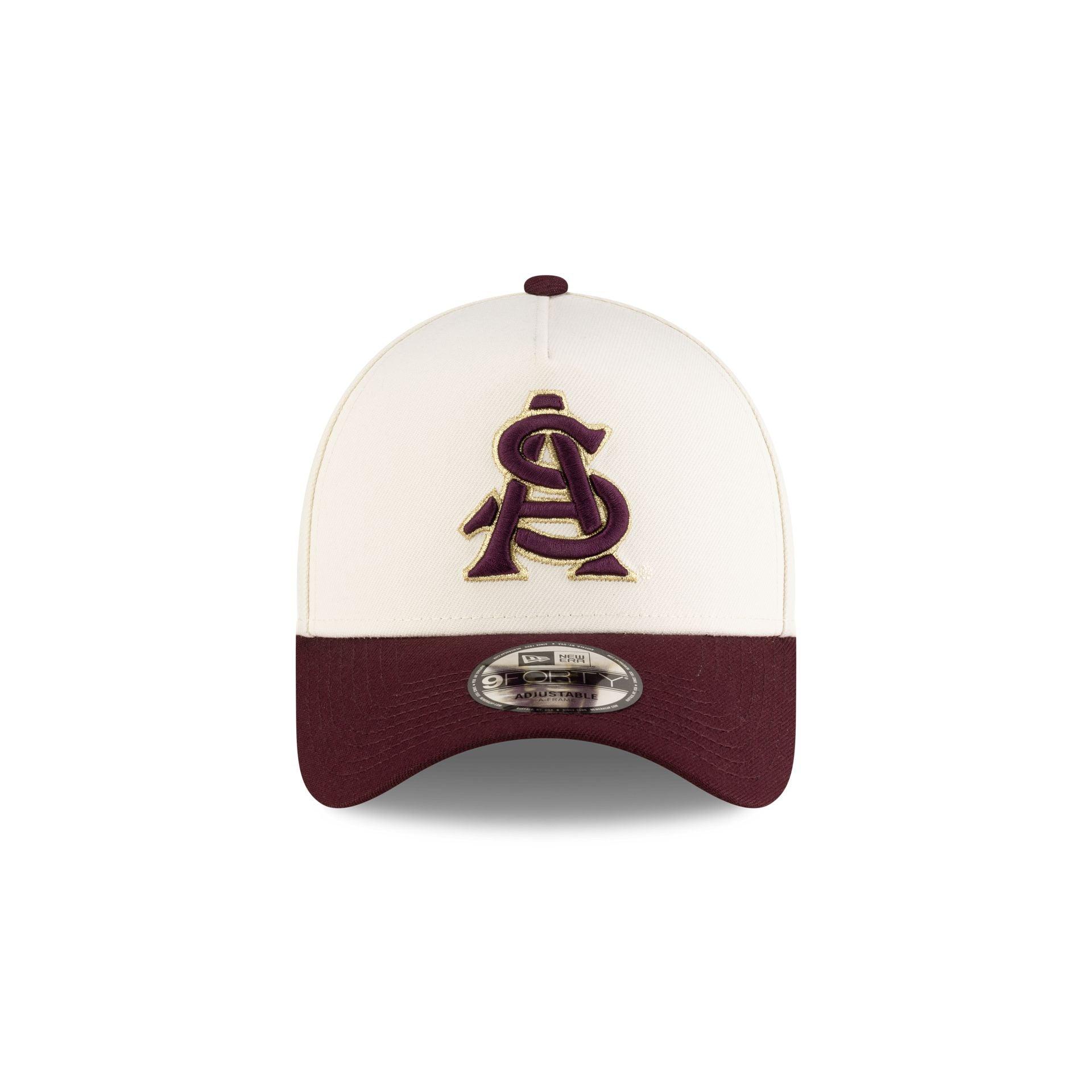 New Era x adidas Arizona State Sun Devils Chrome White 9FORTY A-Frame Snapback Hat Male Product Image
