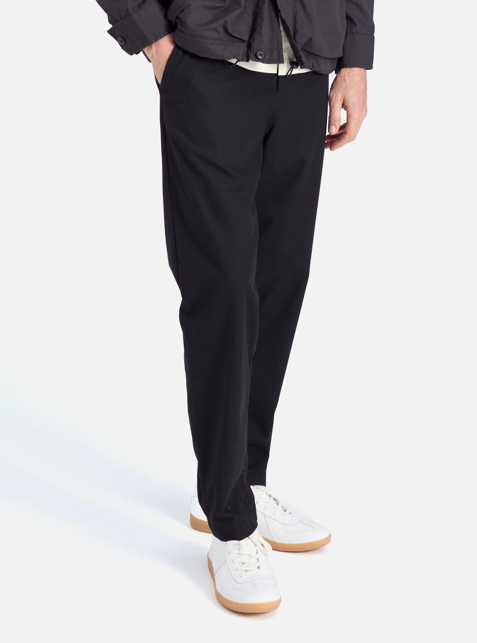 Black Valencia Cotton Military Chino Product Image