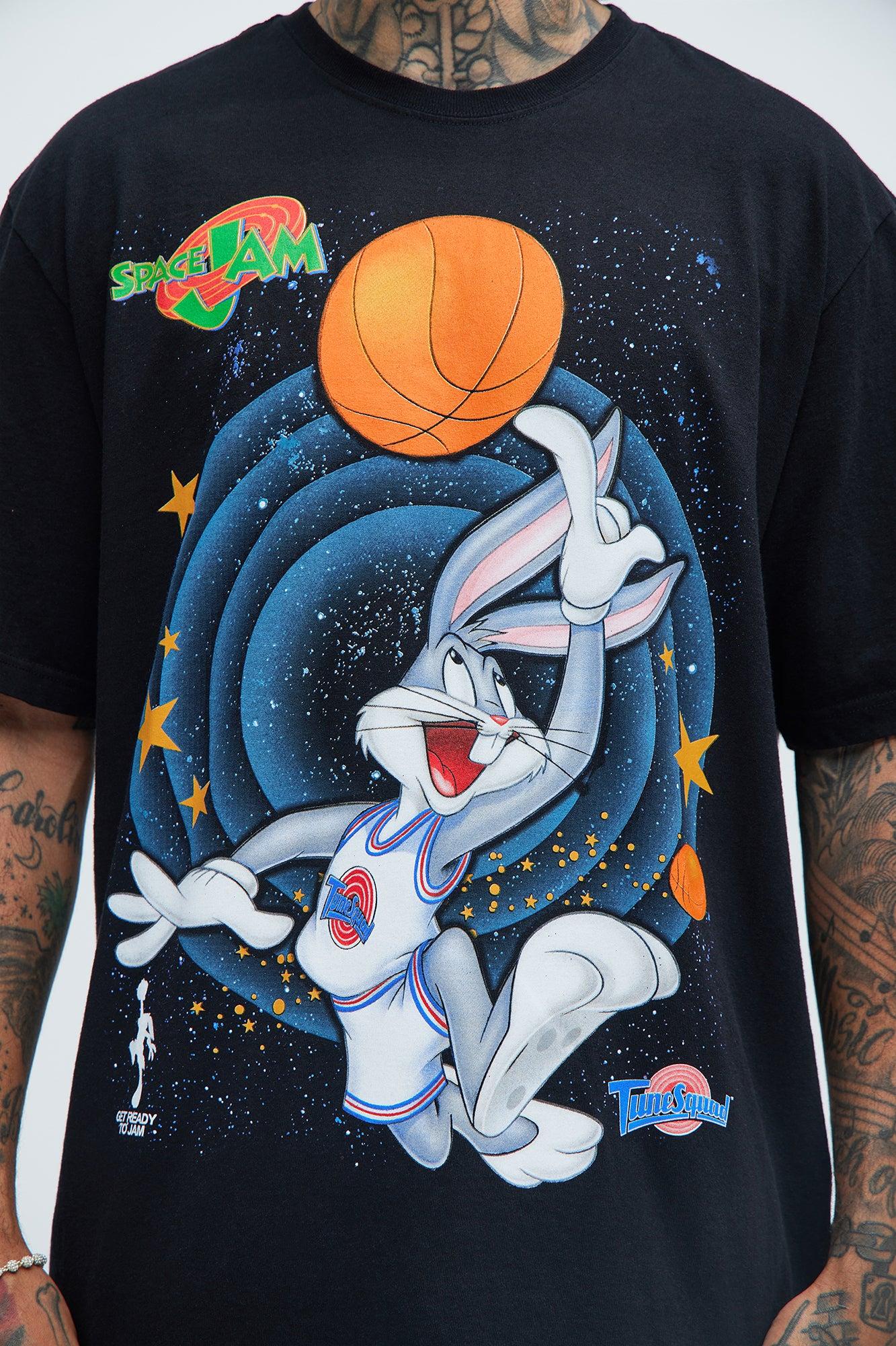 Space Jam Ballin Bugs Oversized Short Sleeve Tee - Black Product Image