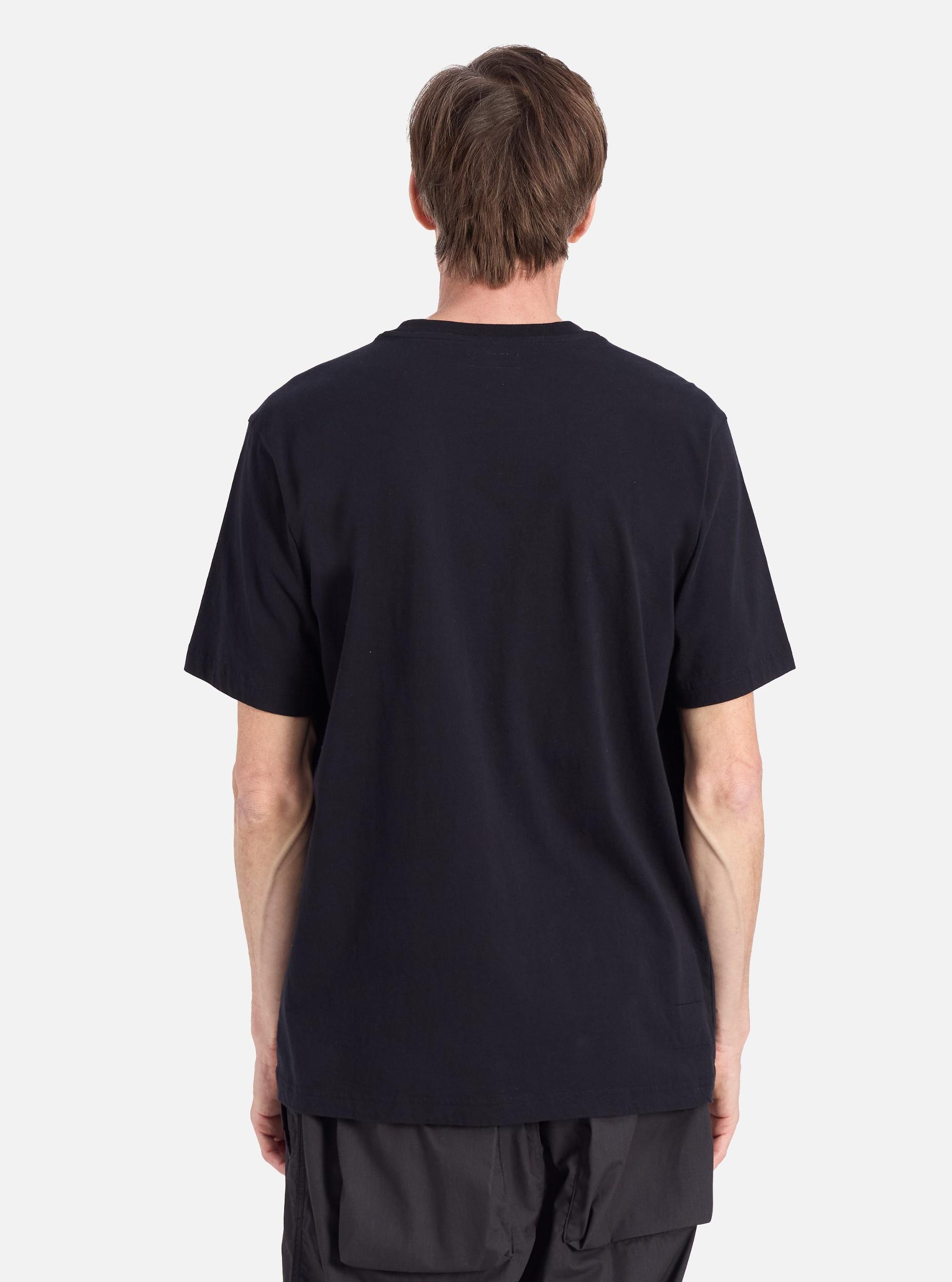 Black Organic Jersey Print Pocket Tee Product Image