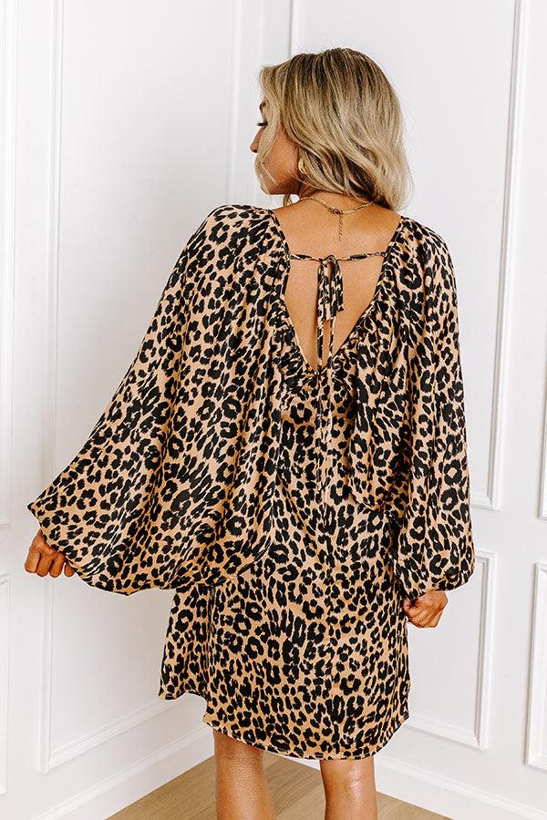 For The Love Of Leopard Mini Dress Product Image