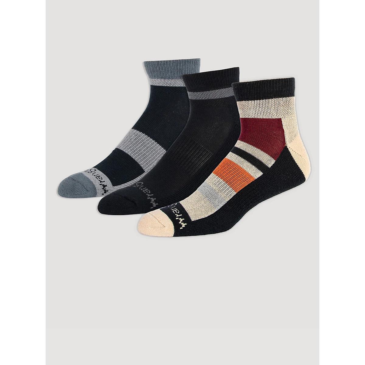 Men's Outdoor Ankle Socks (3-Pack) in Tan/Black Product Image