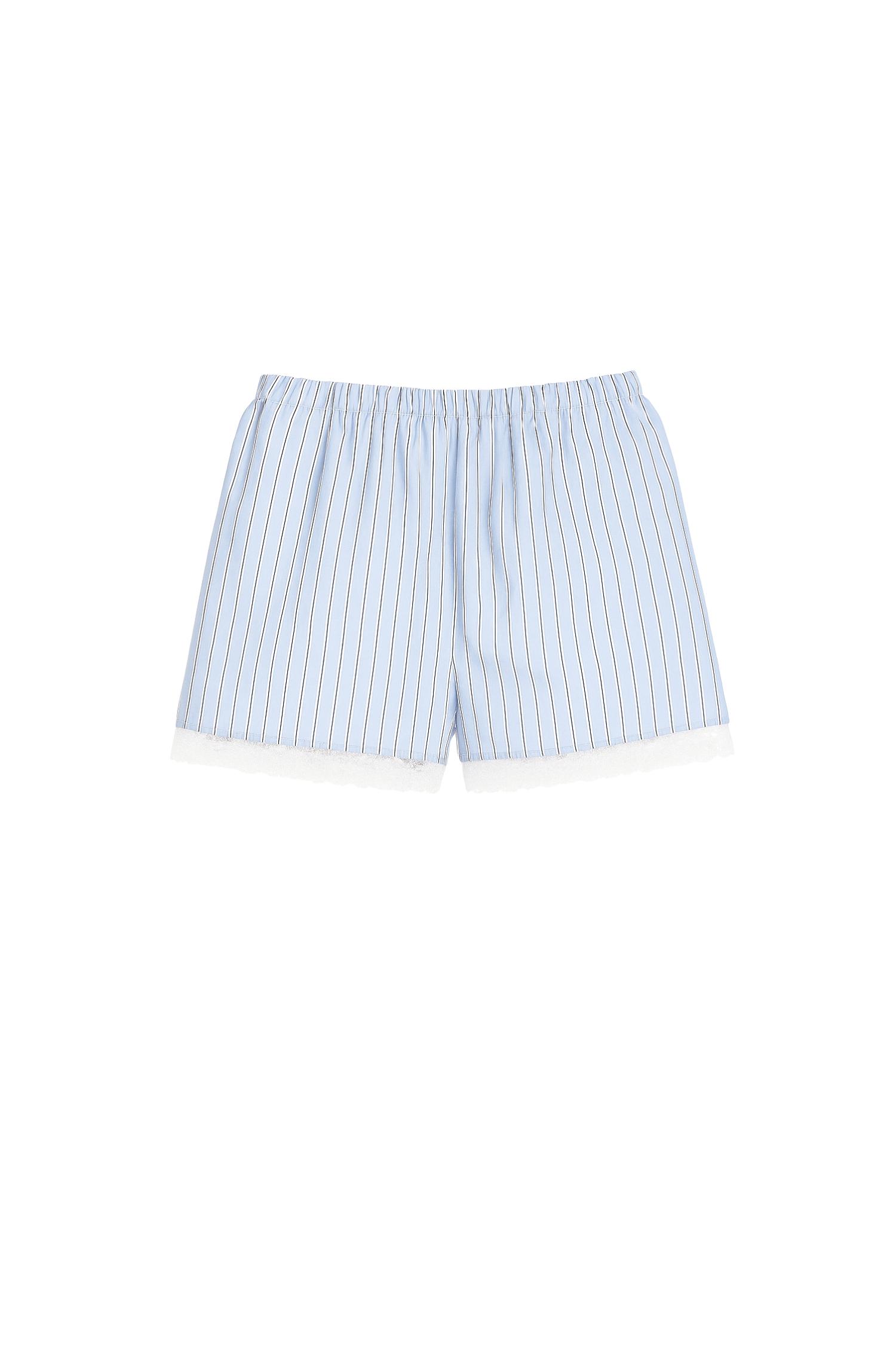 ANNA SHORT - PERIWINKLE STRIPE Product Image