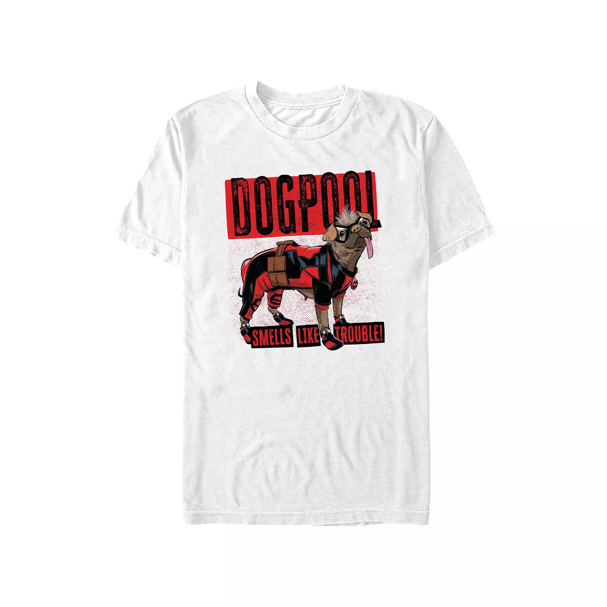 Men's Deadpool And Wolverine Dogpool Trouble Costume Graphic Tee,  Product Image