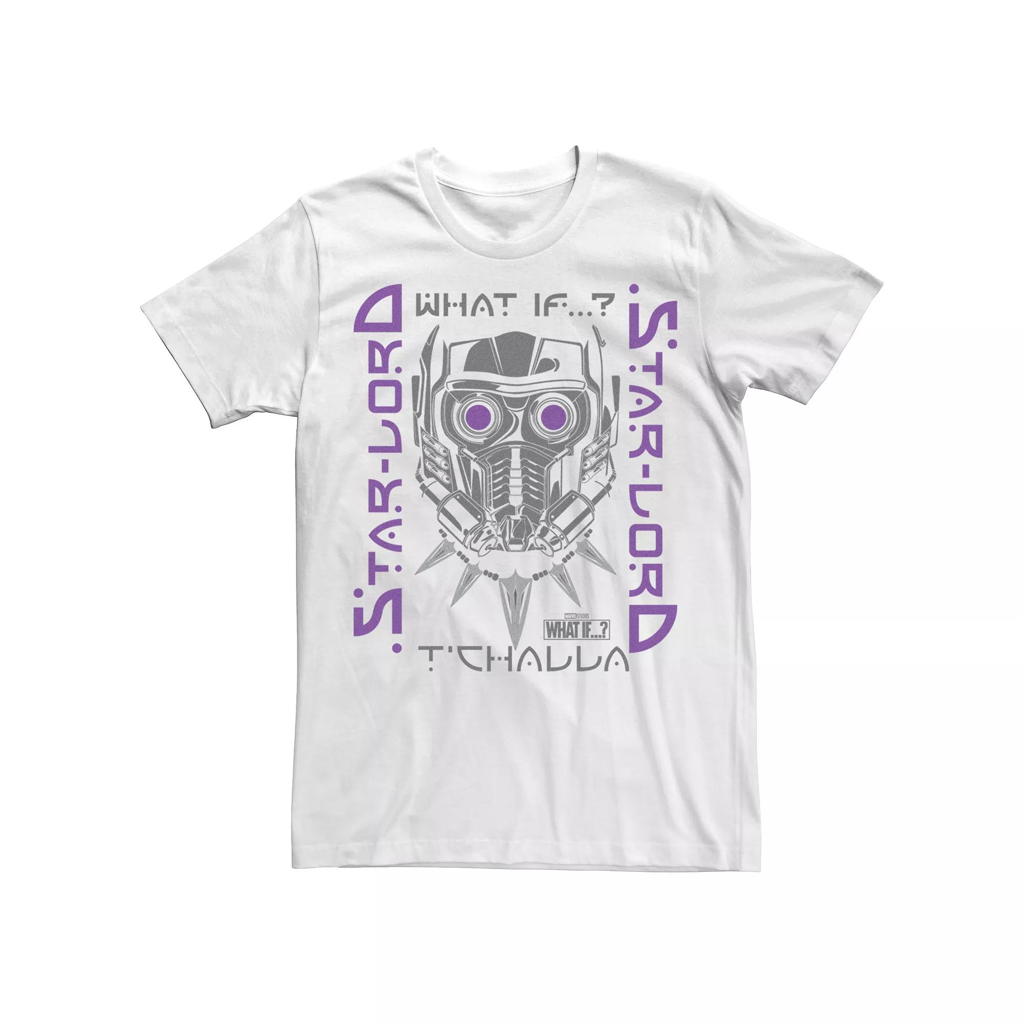 Men's Marvel What If Star Lord T'Challa Poster Tee,  Product Image