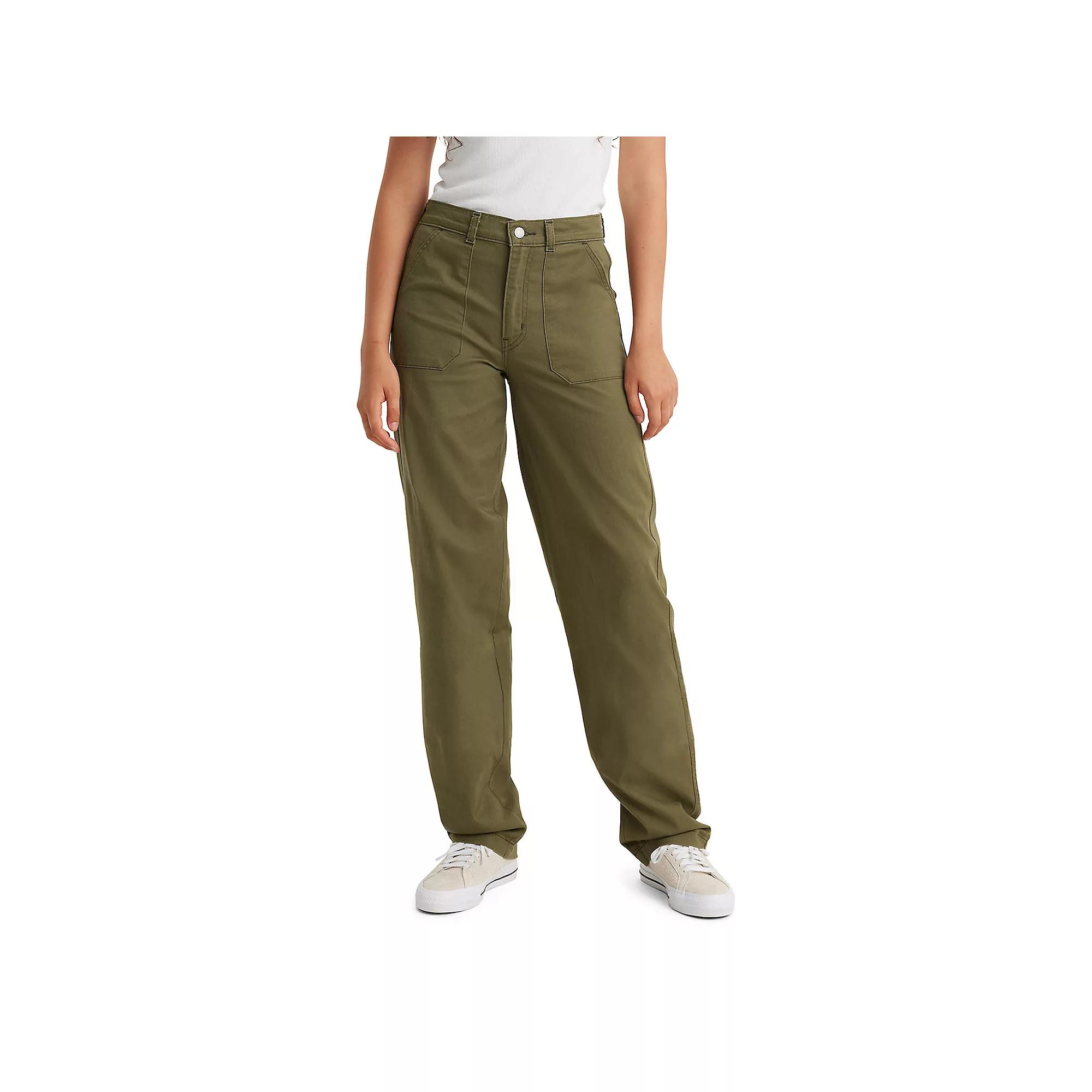 Women's Levi's® Utility Pants, Size: 25(US 0)Medium, Olive Black Product Image