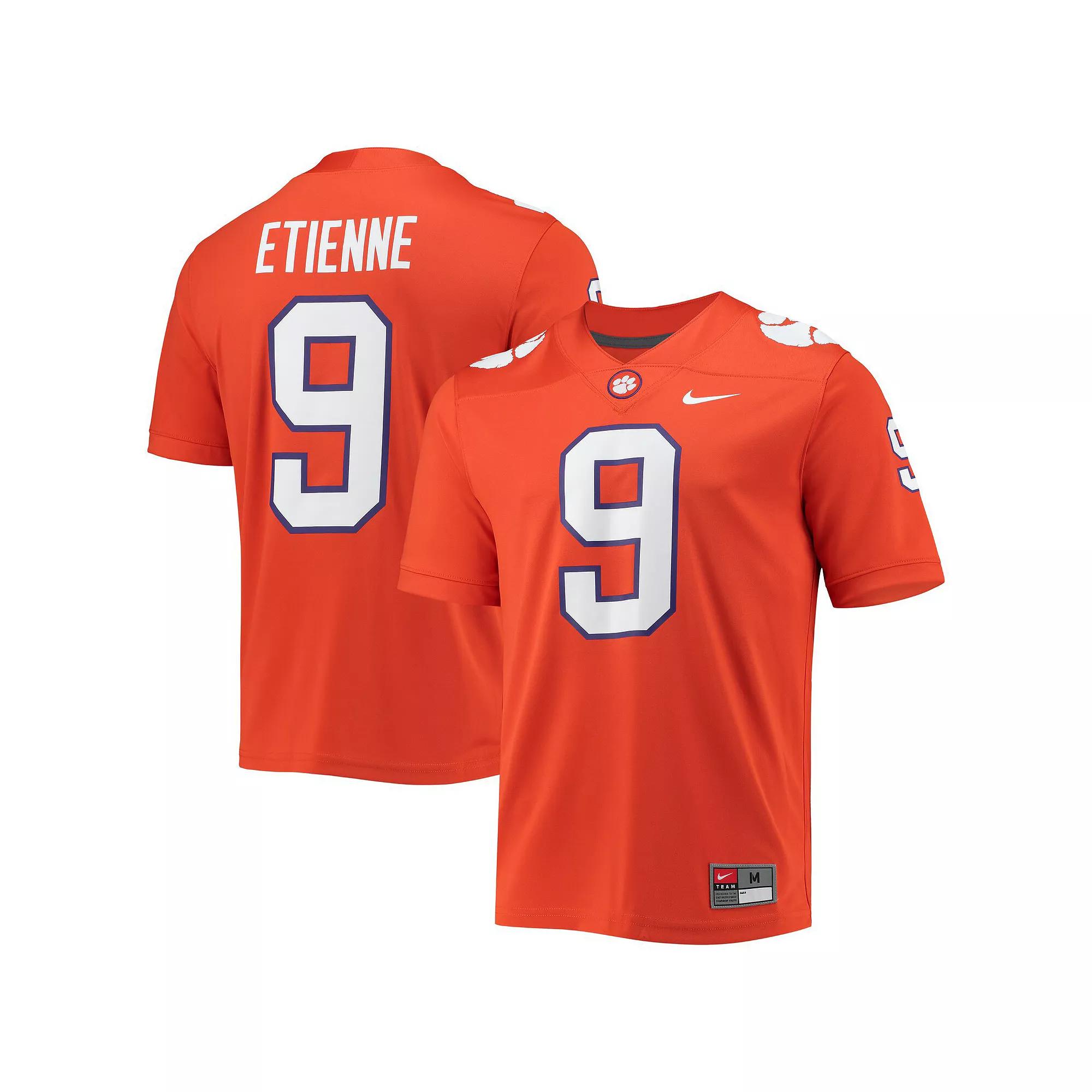 Men's Nike Travis Etienne Orange Clemson Tigers 2021 Draft Class Game Jersey, Size: 2XL Product Image