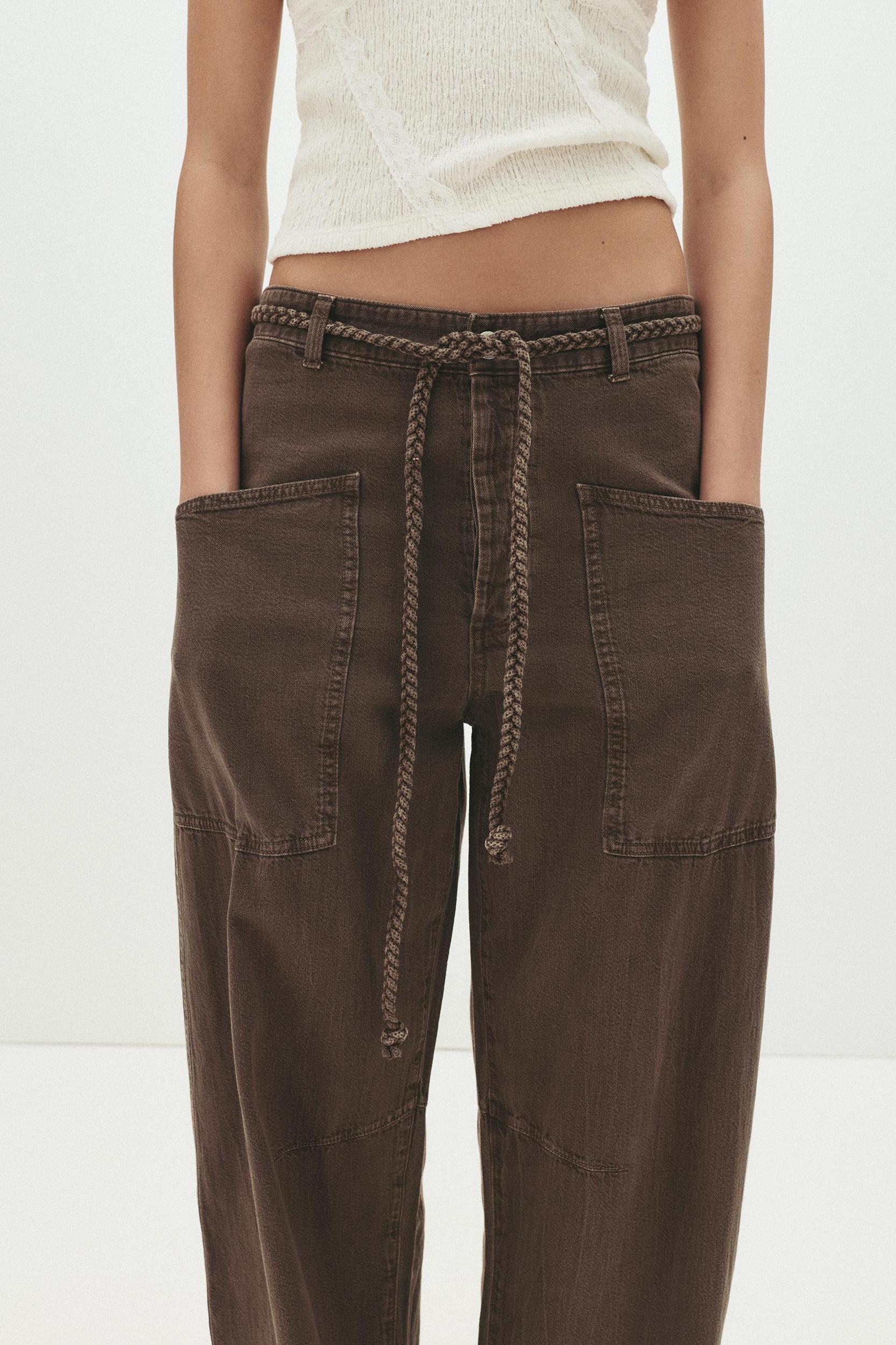 Baggy trousers with drawstring Product Image