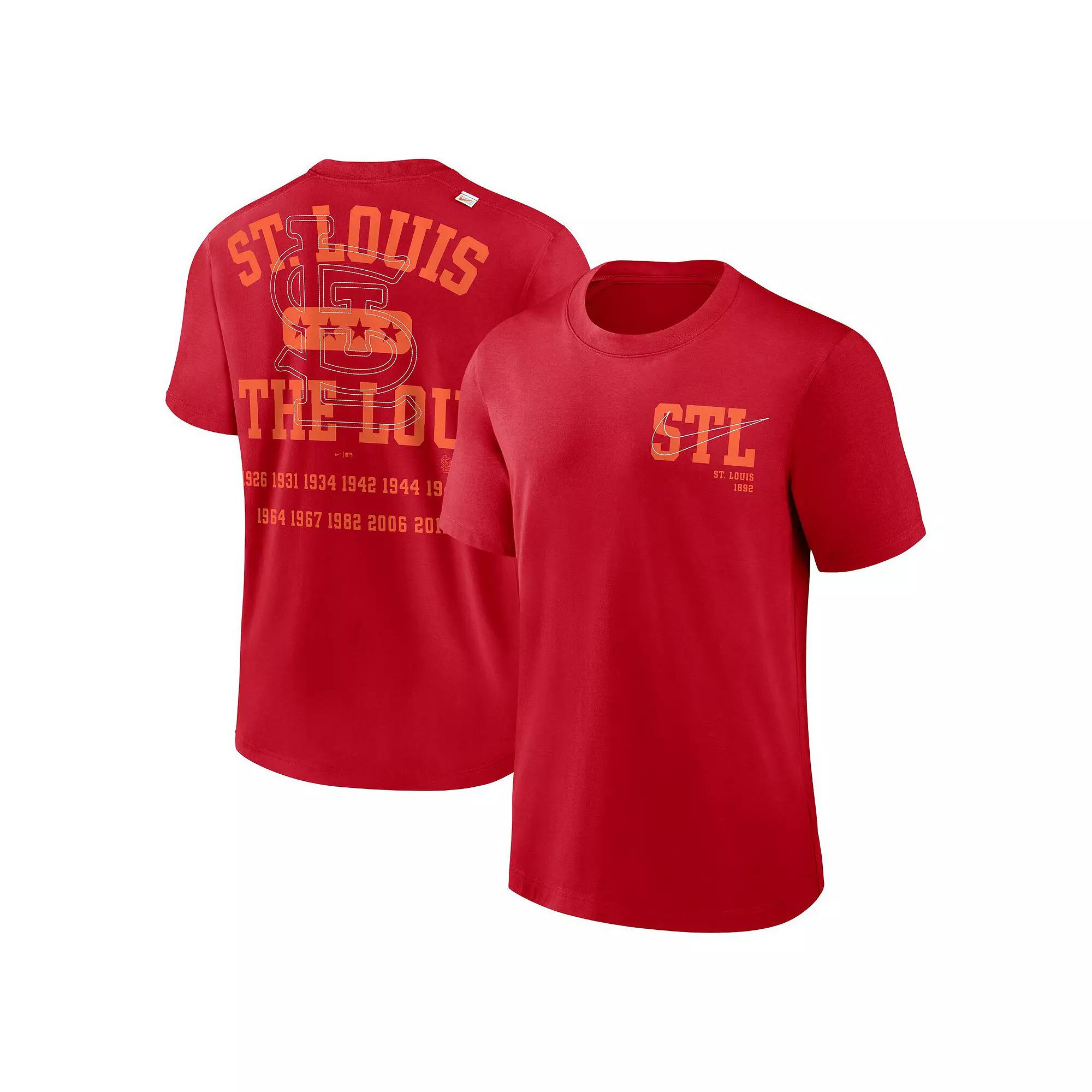 Men's Nike Red St. Louis Cardinals Statement Game Over T-Shirt,  Product Image