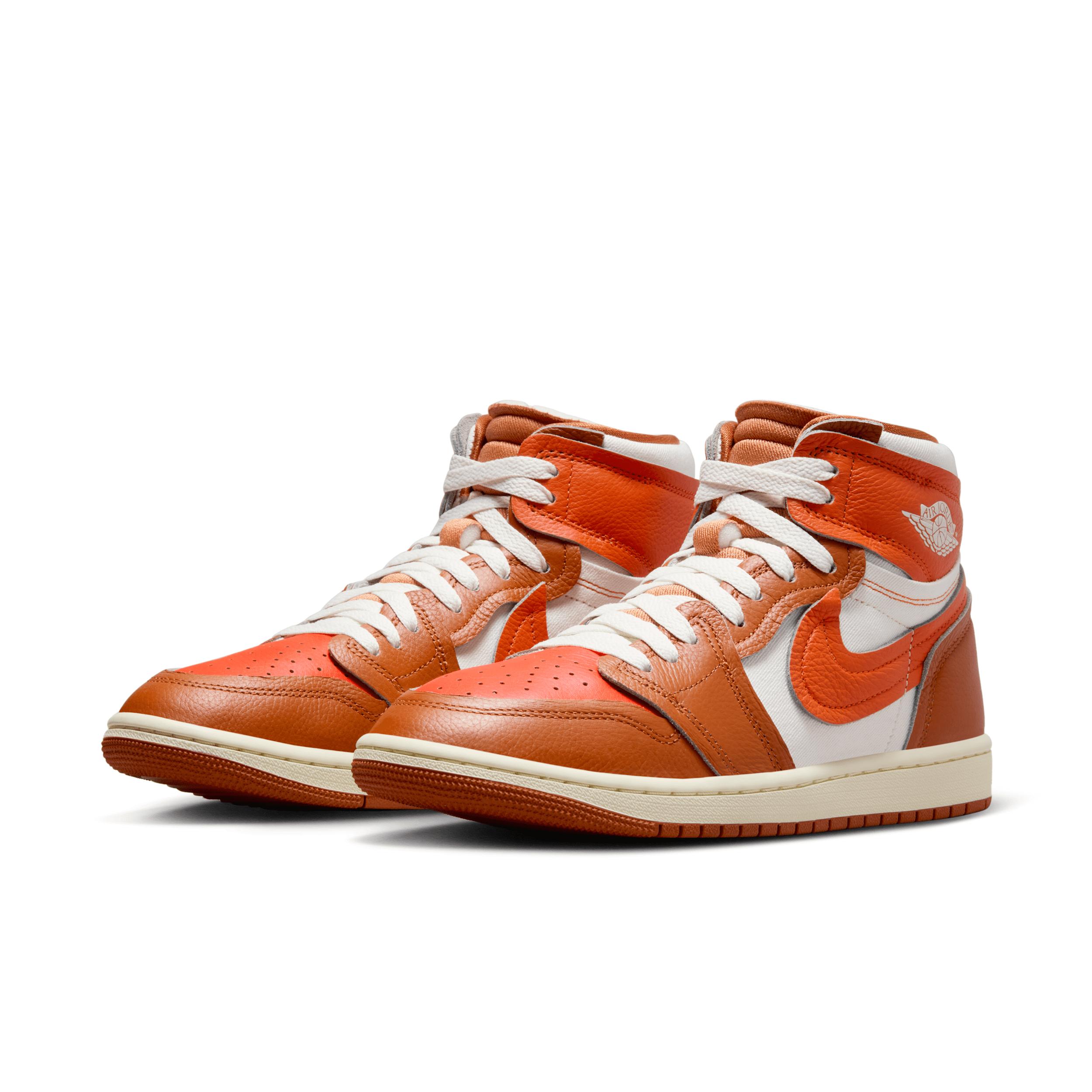 Jordan Womens Jordan Air Jordan 1 MM High - Womens Shoes Legend Sand/Jade Product Image