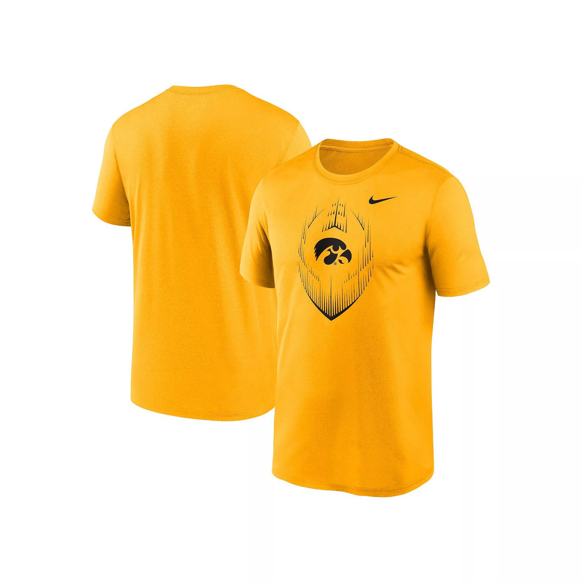 Men's Nike Gold Iowa Hawkeyes Primetime Legend Icon Performance T-Shirt,  Product Image