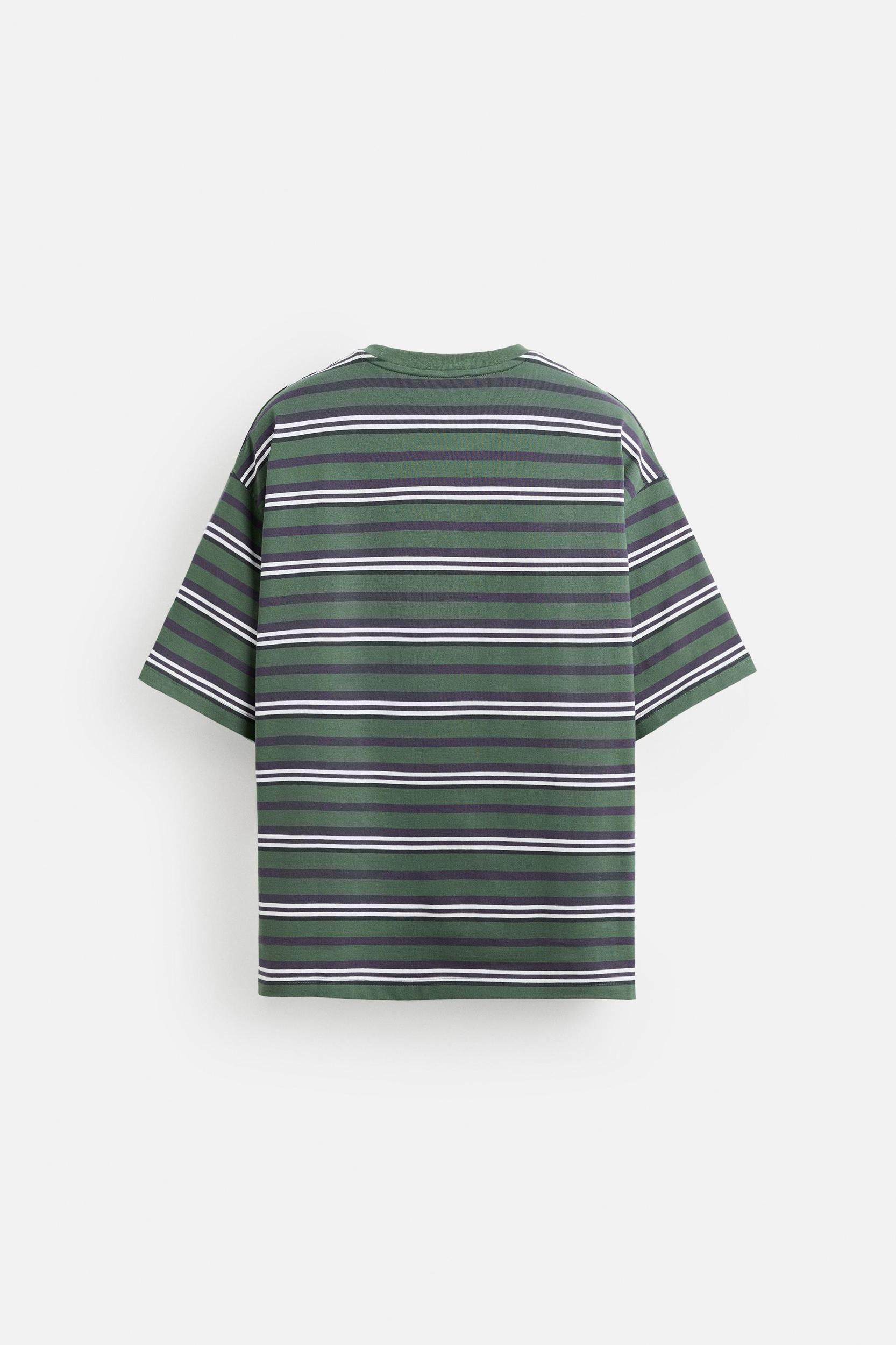 STRIPED JACQUARD T-SHIRT Product Image