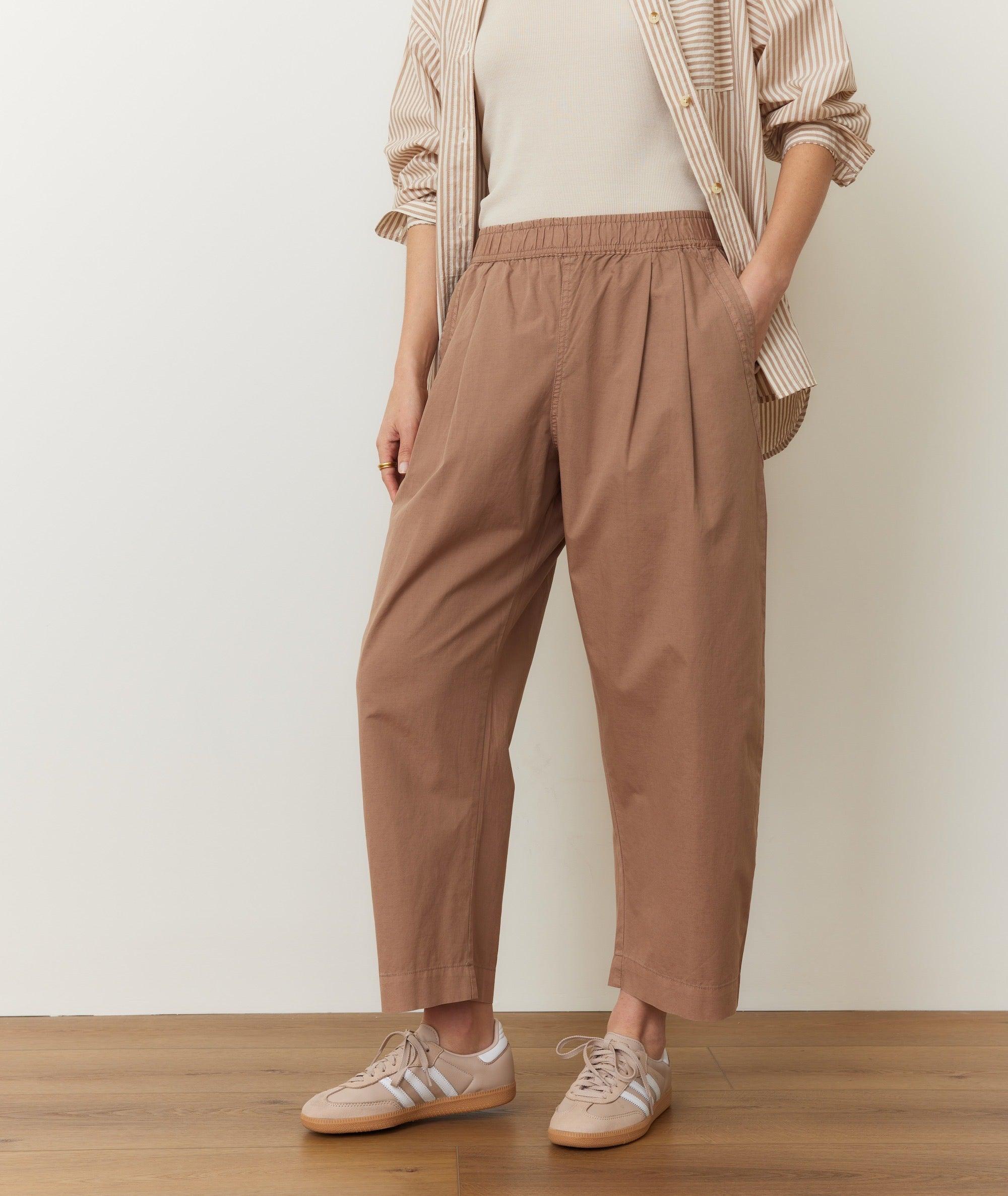 Kyra Poplin Barrel Pant Product Image