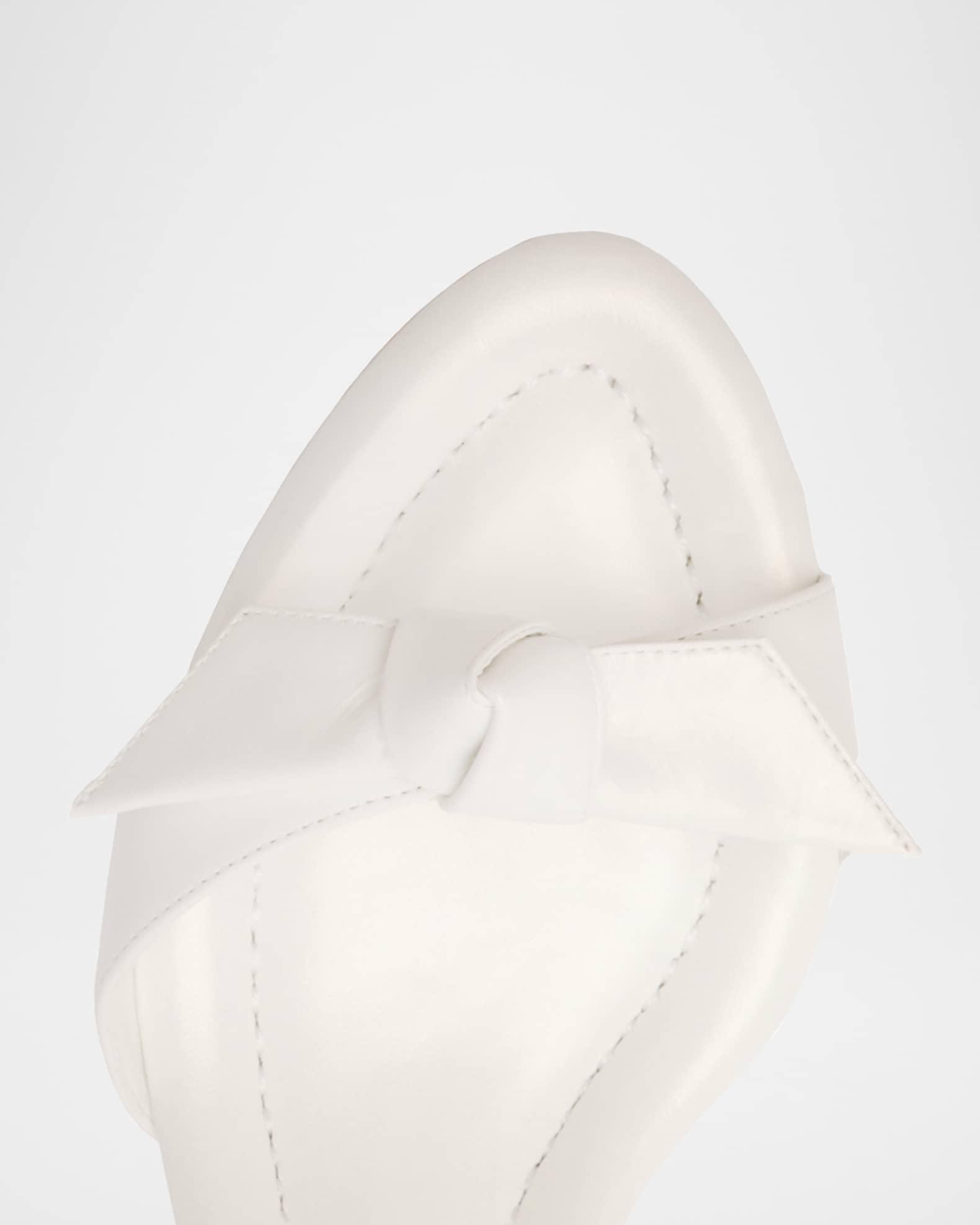 Clarita Flare Leather Bridal Sandals Product Image