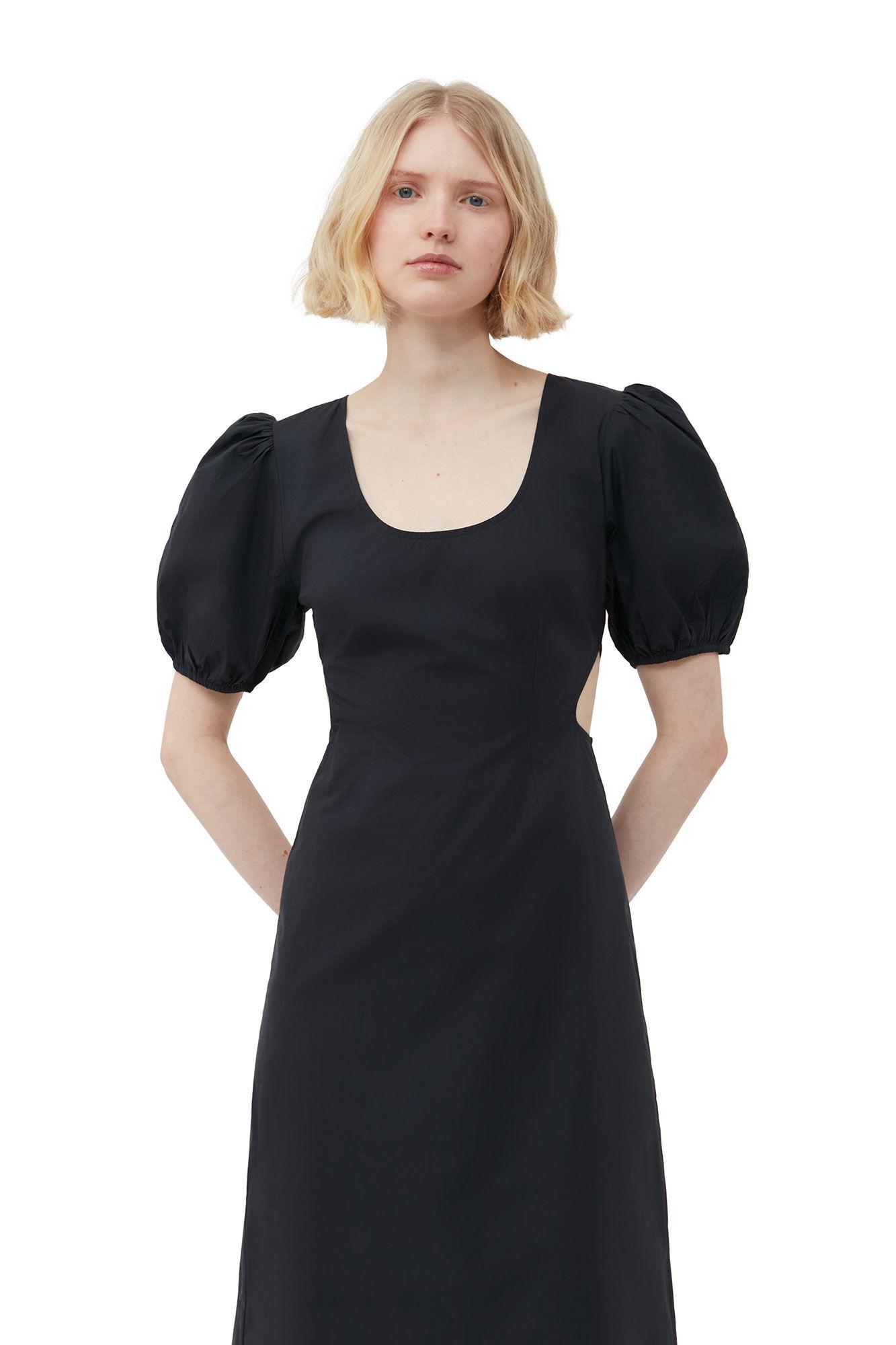 Cotton Poplin Cutout Dress Product Image