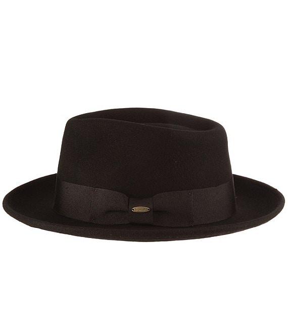 Dorfman Milano Scala Wool Felt Fedora 2 3/8#double; Brim Hat Product Image