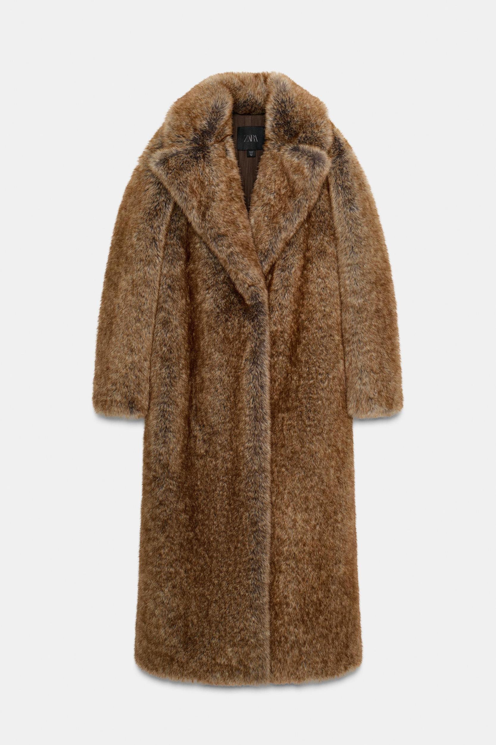FAUX FUR COAT ZW COLLECTION LIMITED EDITION Product Image