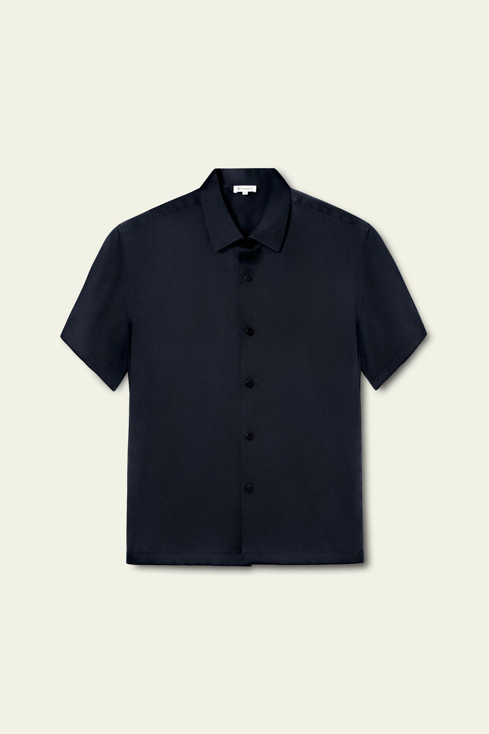 Men's Silk Camp Shirt Product Image