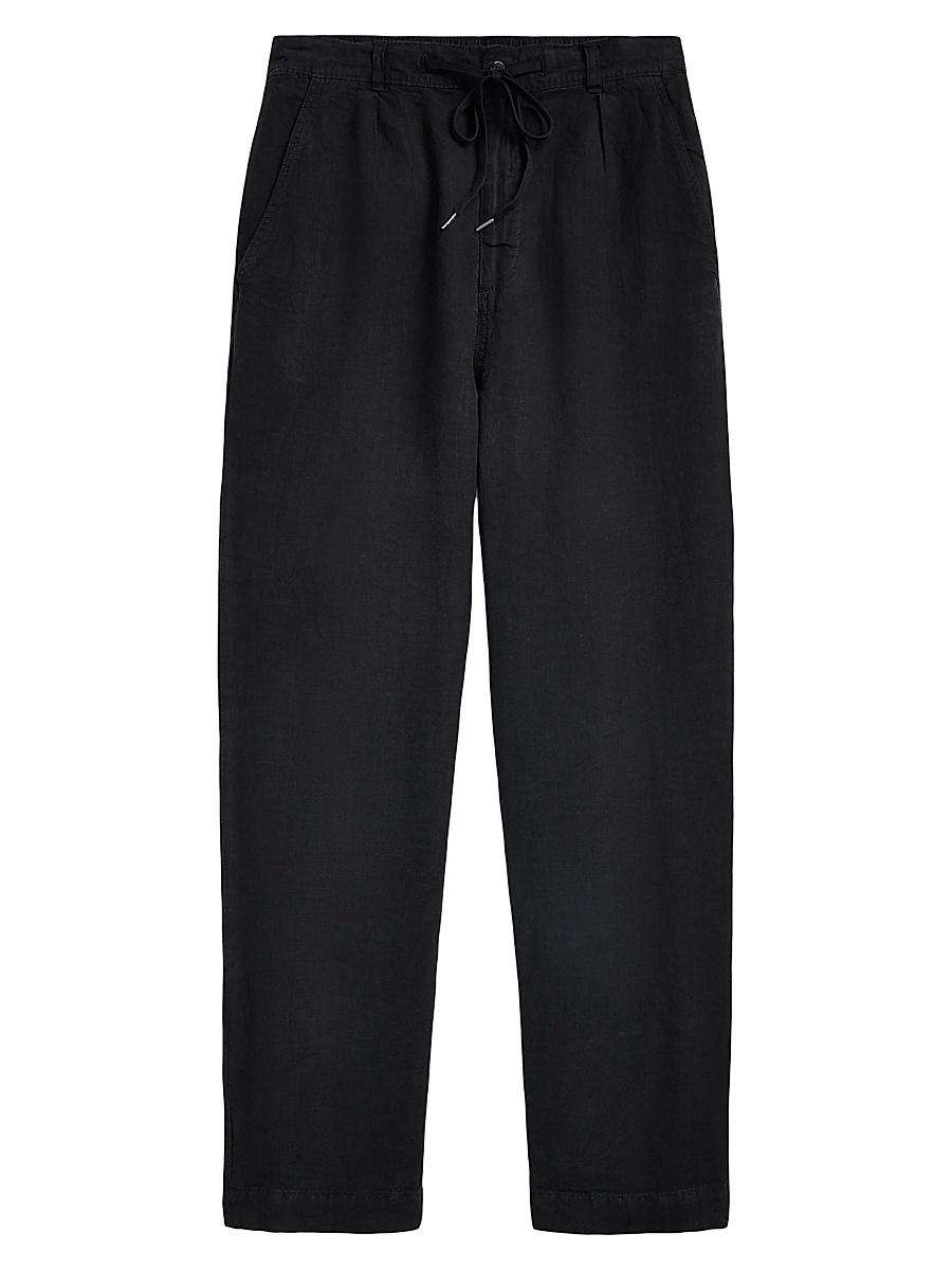 Mens Lateef Relaxed-Fit Pleated Linen Pants Product Image