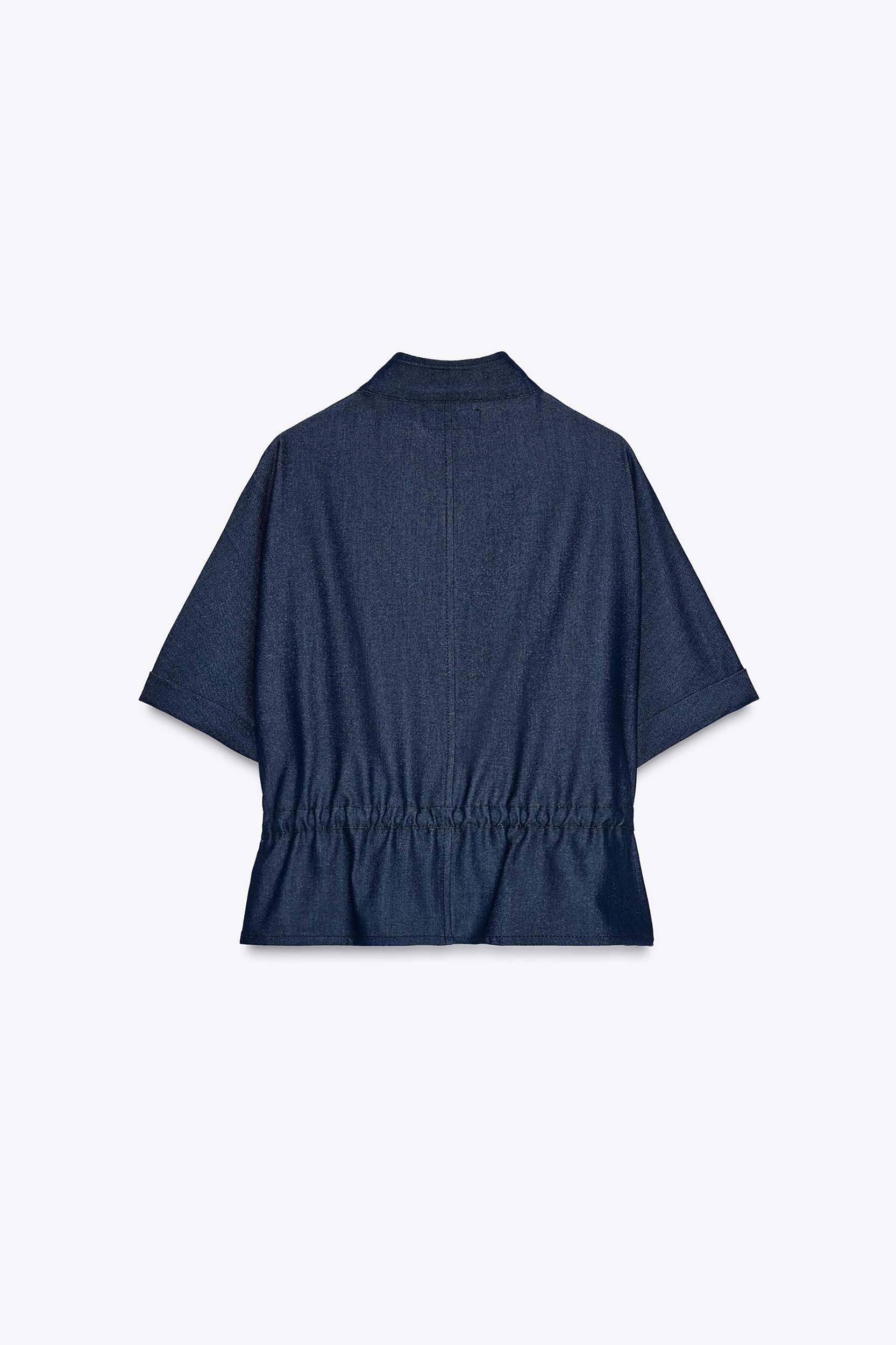 DRAWSTRING SAFARI SHIRT Product Image