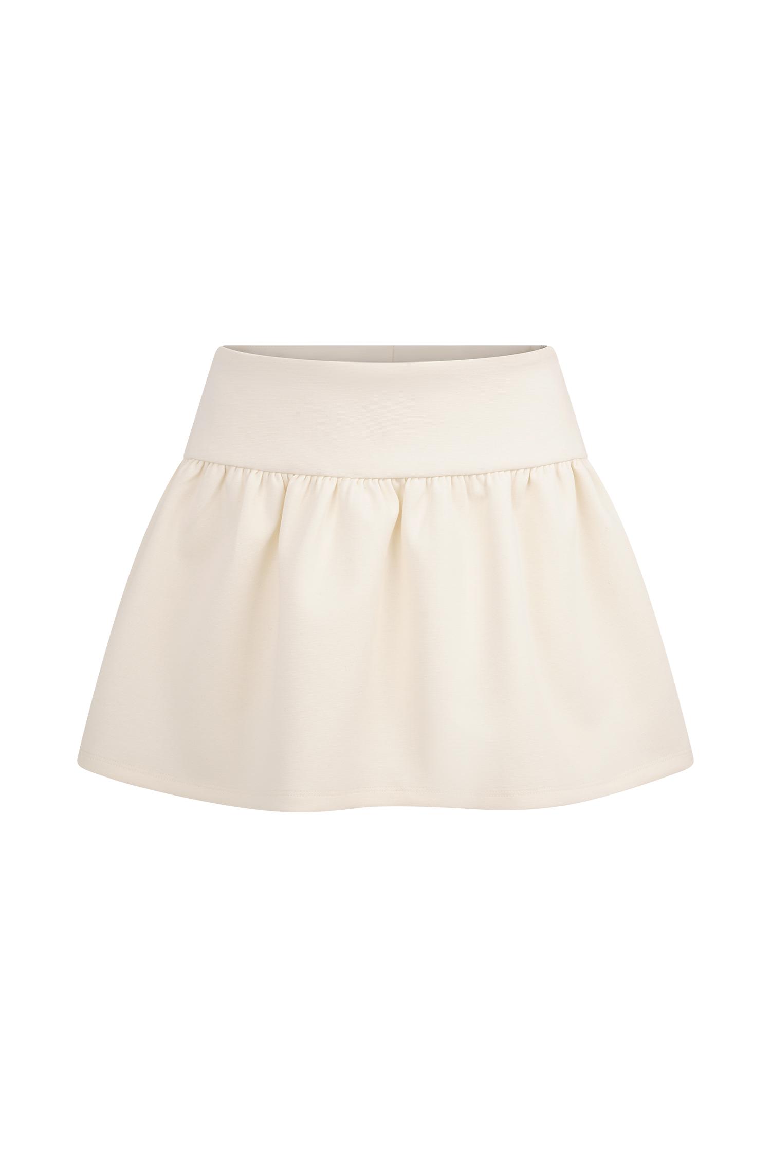 Jennie Frill Mini Skort - Ivory Product Image