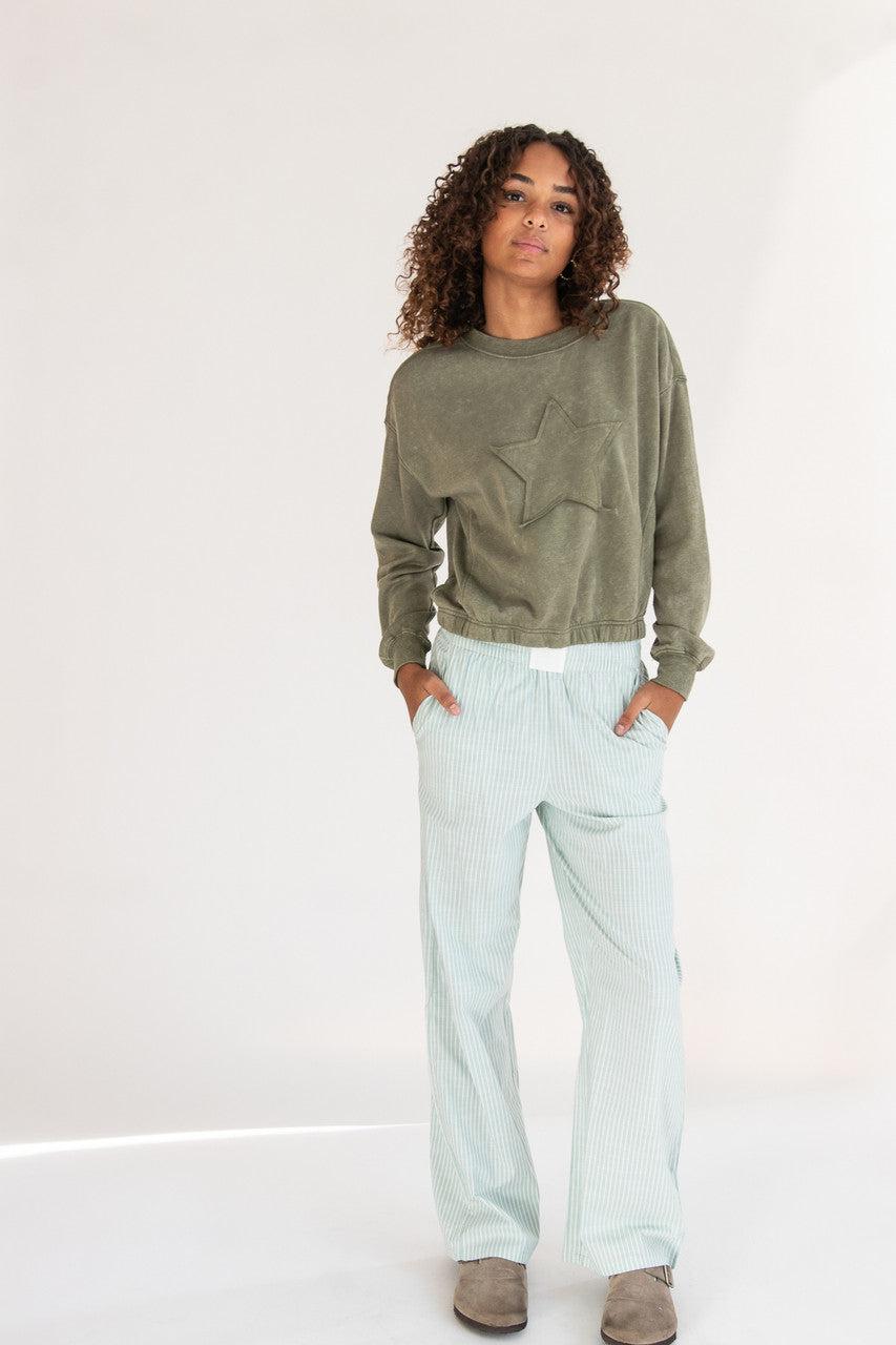 Star Applique Sweatshirt Product Image