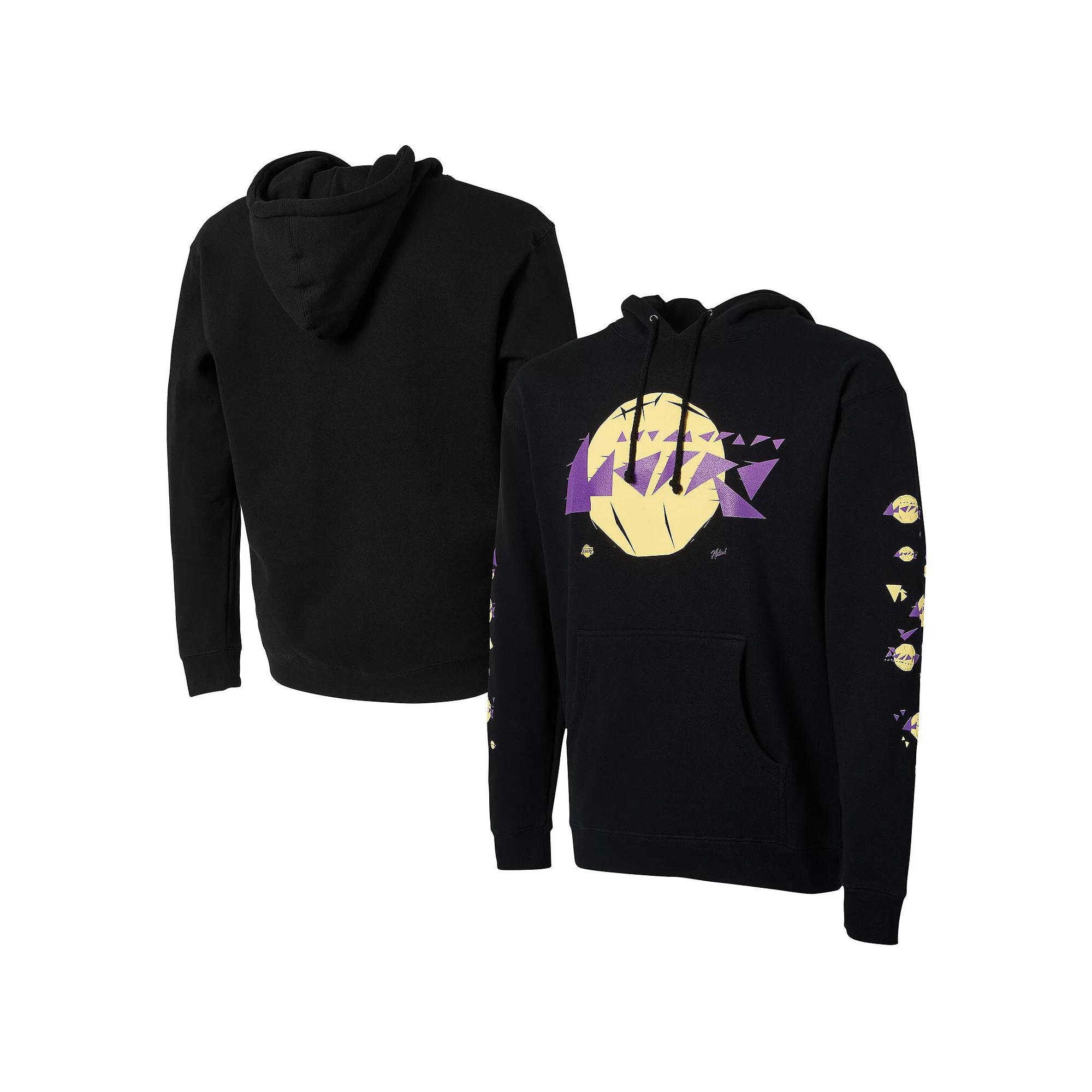 Men's NBA x Naturel Black Los Angeles Lakers No Caller ID Pullover Hoodie,  Product Image