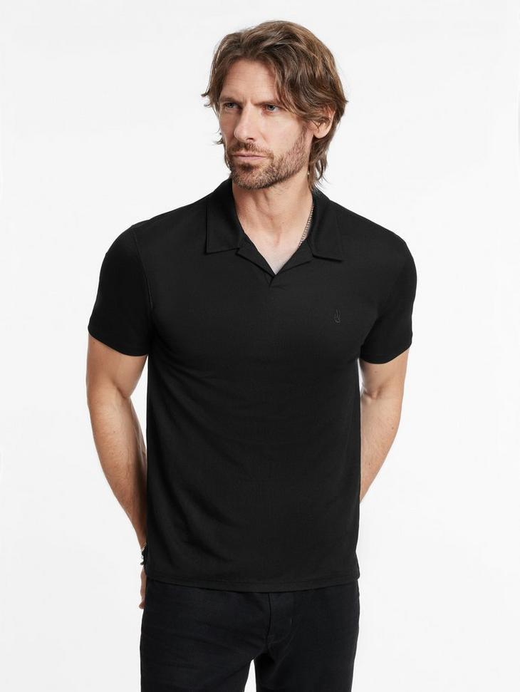 John Varvatos Short Sleeve Pique Polo Product Image