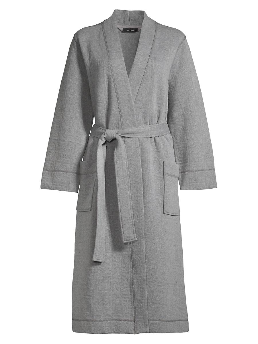 Womens Quilted Infinity Jacquard Robe Product Image
