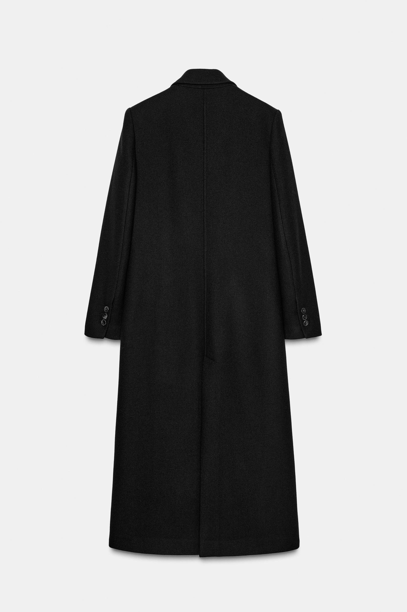 DOUBLE-BREASTED LONG COAT Product Image