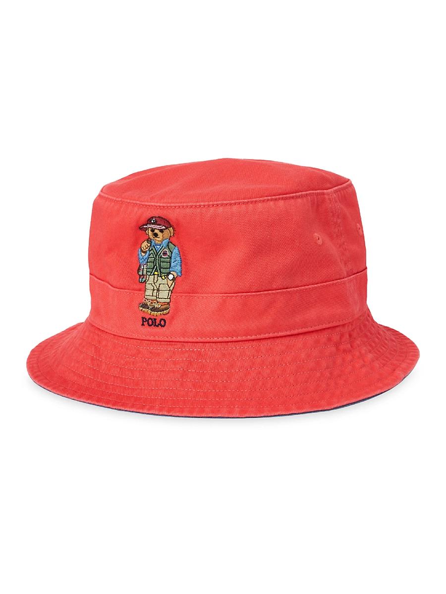 Mens Polo Bear Twill Bucket Hat Product Image