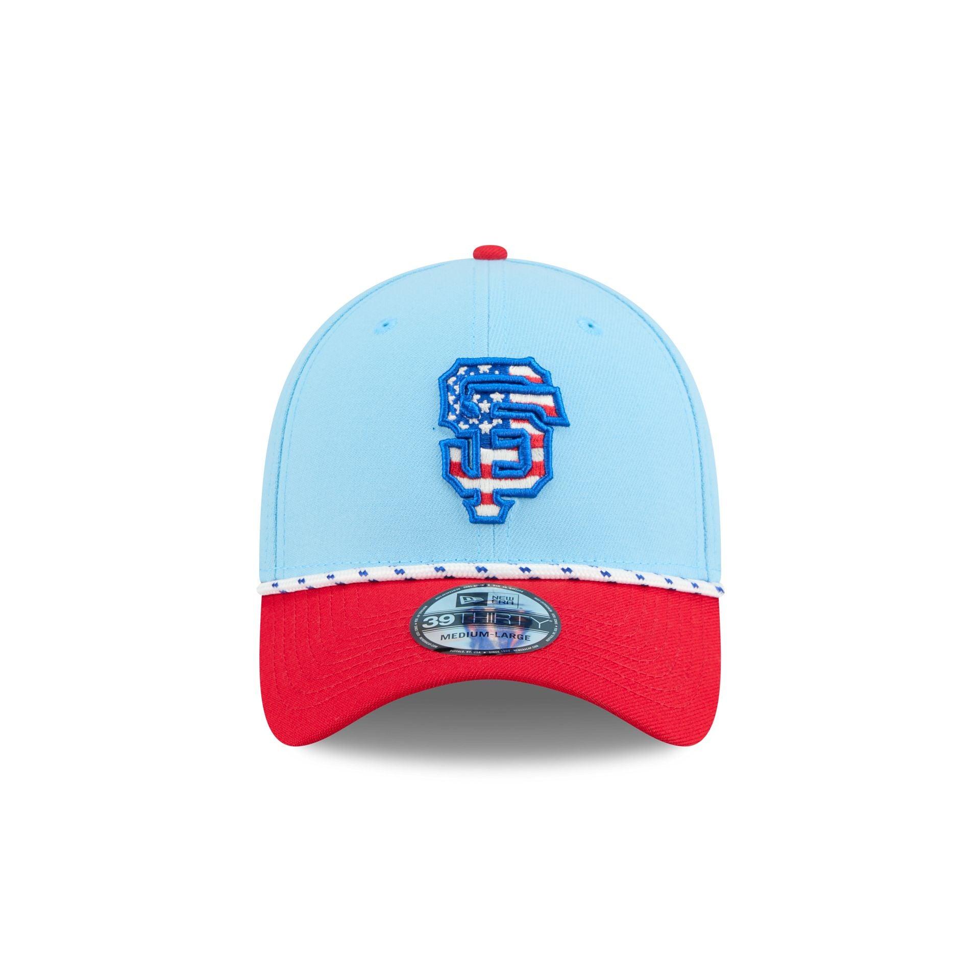 San Francisco Giants Independence Day 2025 39THIRTY Stretch Fit Hat Male Product Image