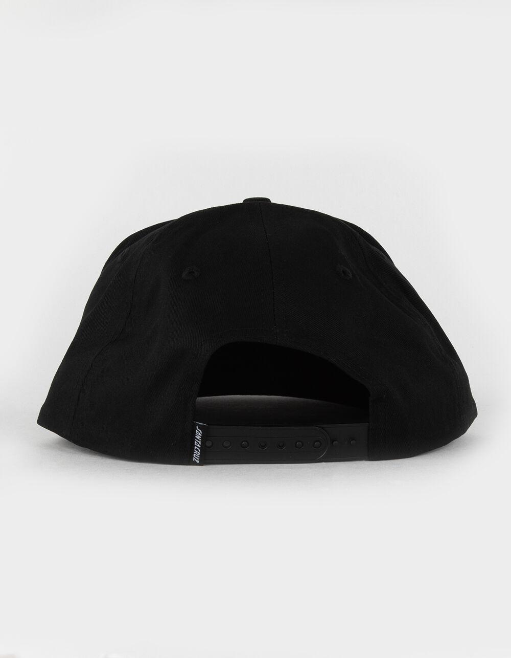 SANTA CRUZ Wave Dot Mid Profile Snapback Hat - BLACK Product Image
