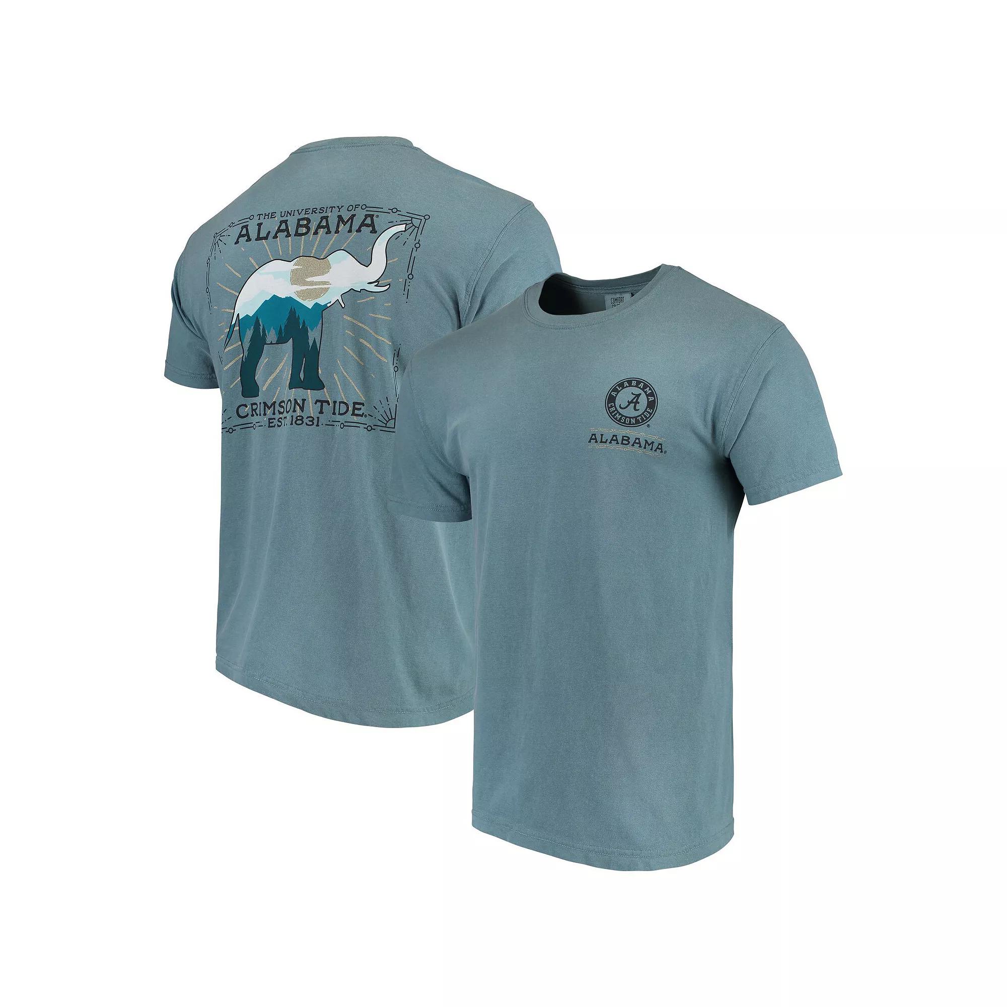Men's Blue Alabama Crimson Tide State Scenery Comfort Colors T-Shirt, Size: Large Product Image