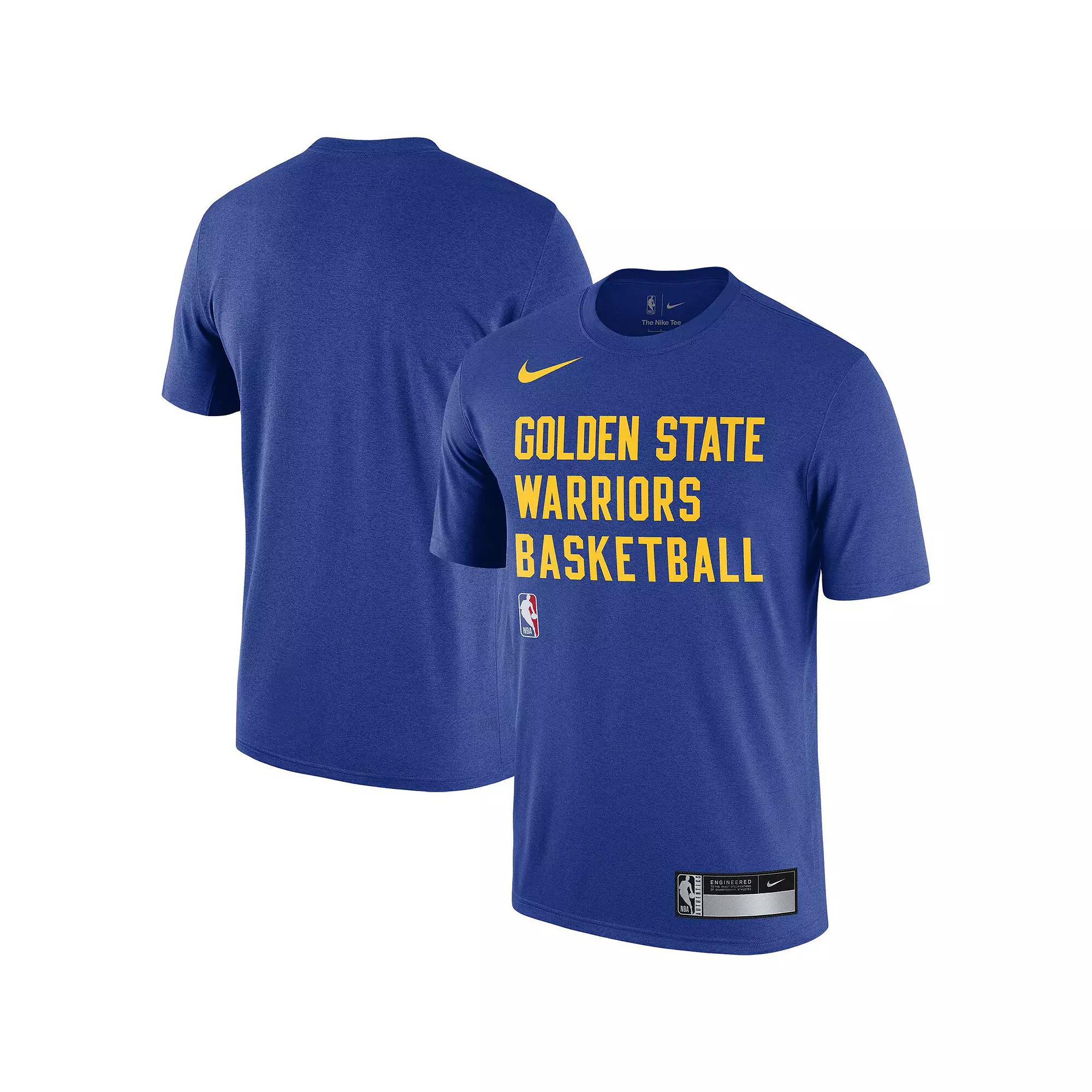 Men's Nike Royal Golden State Warriors 2023/24 Sideline Legend Performance Practice T-Shirt,  Product Image