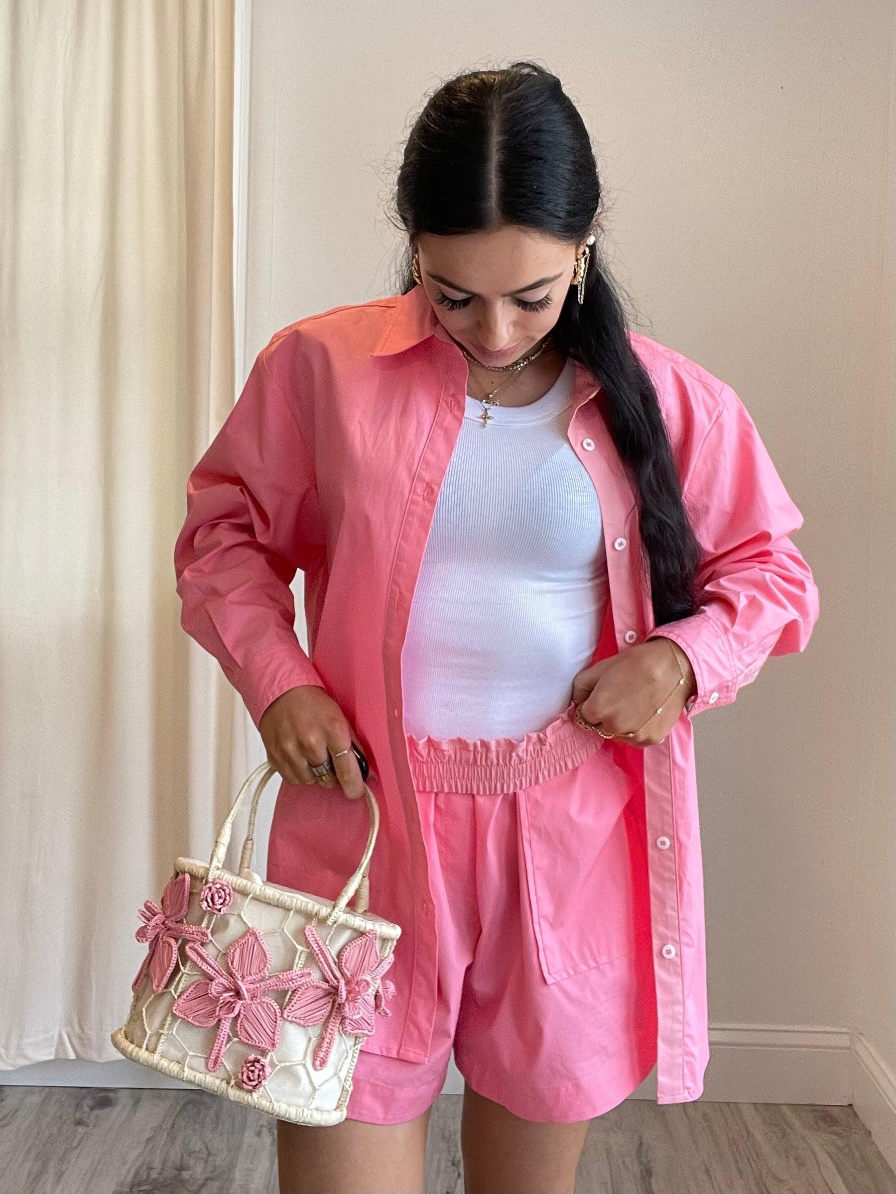 Katy Oversized Striped Shirt | FINAL SALE Product Image