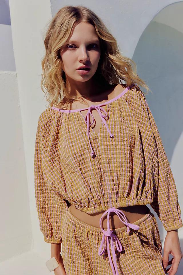 Clara Plaid Top Product Image