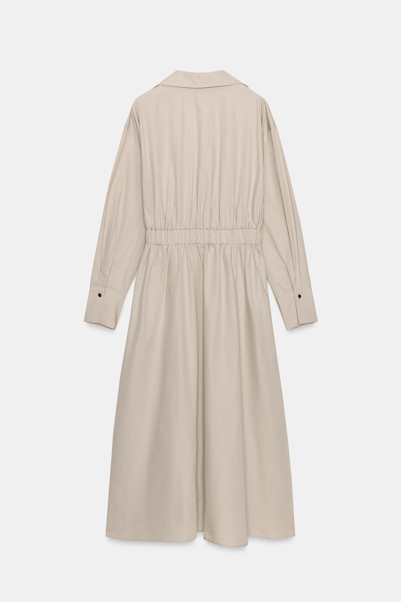 BELTED MIDI DRESS Product Image