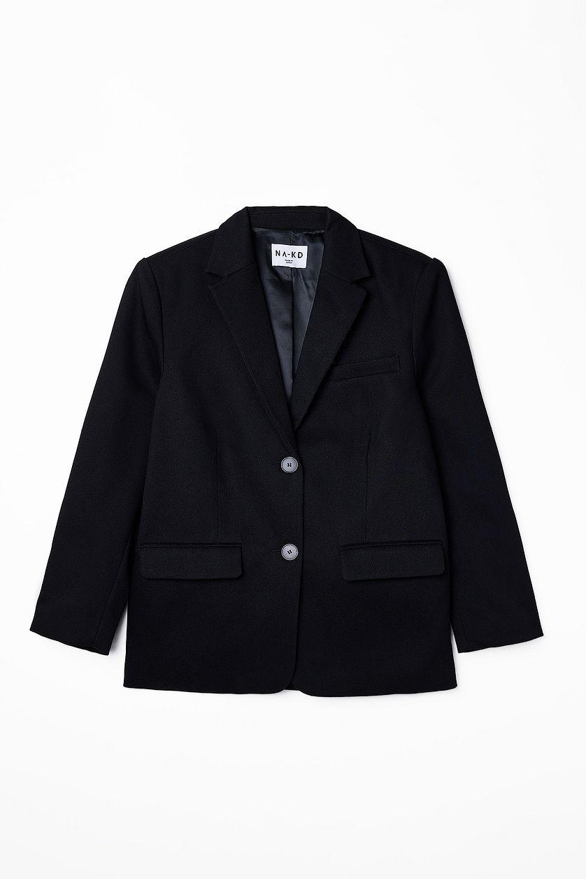 Oversized Twill Blazer Product Image